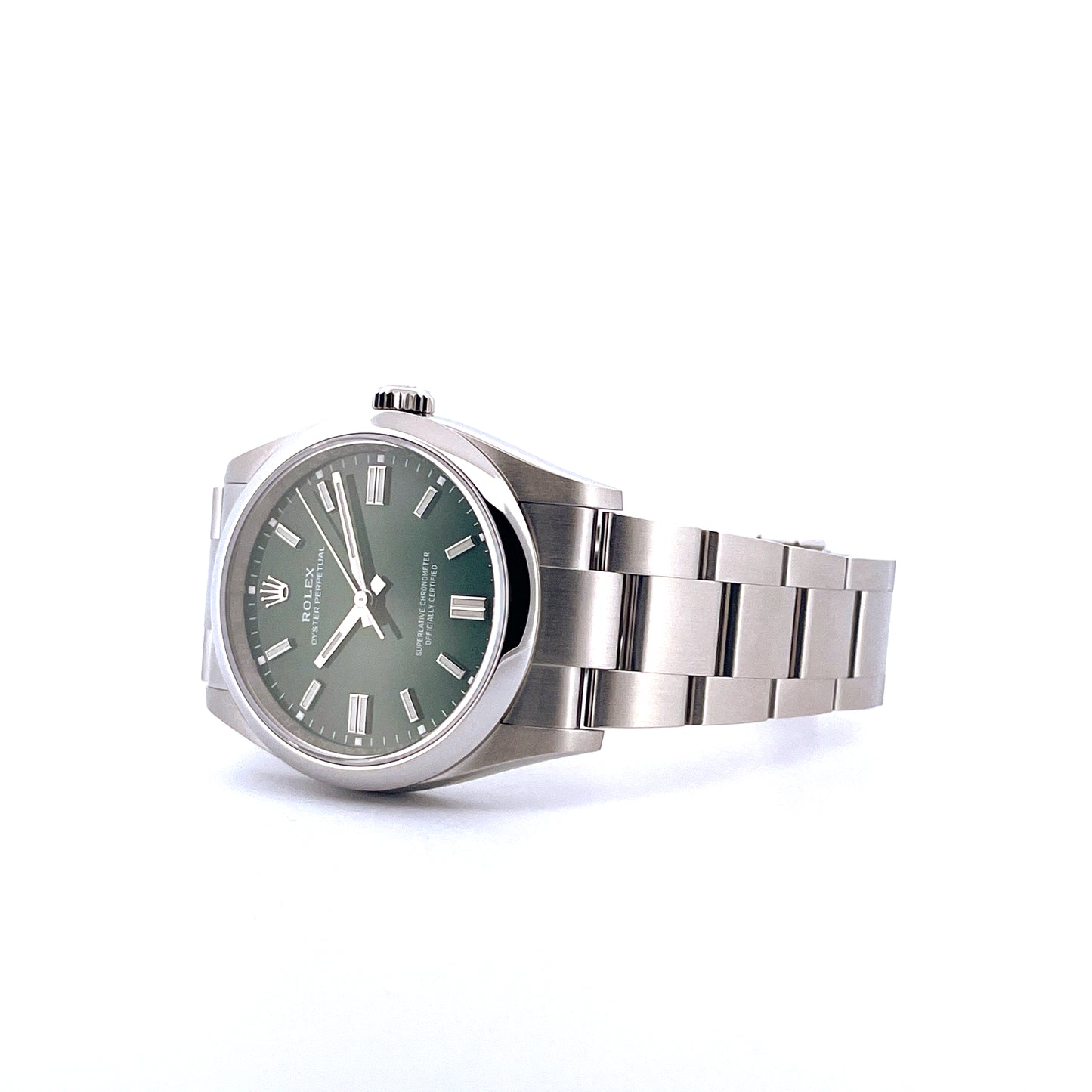 Rolex - Rolex Oyster Perpetual 36 Green - Juwelier Spliedt