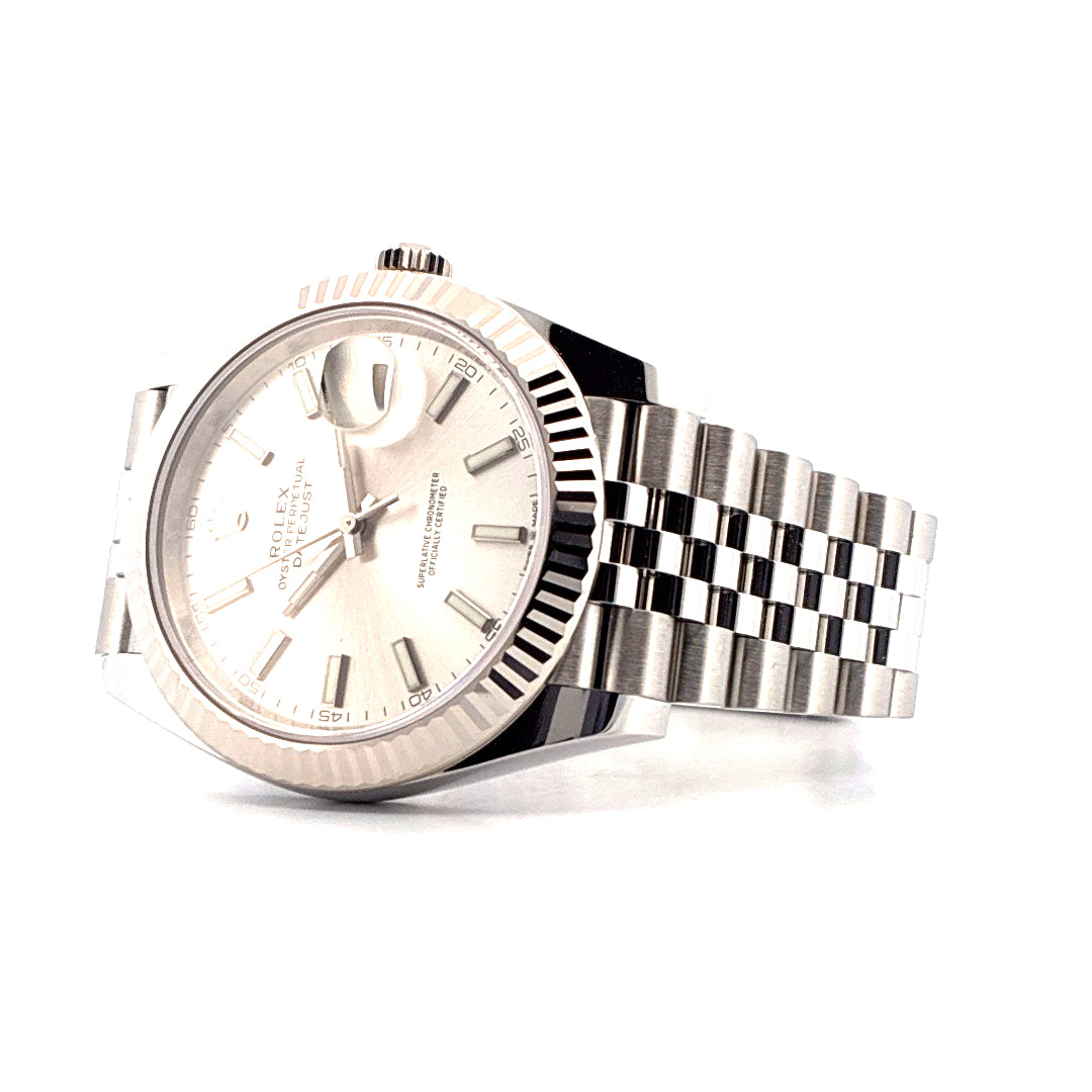 Datejust 41 / silver / unworn / perfect condt. / LC100 (2020)
