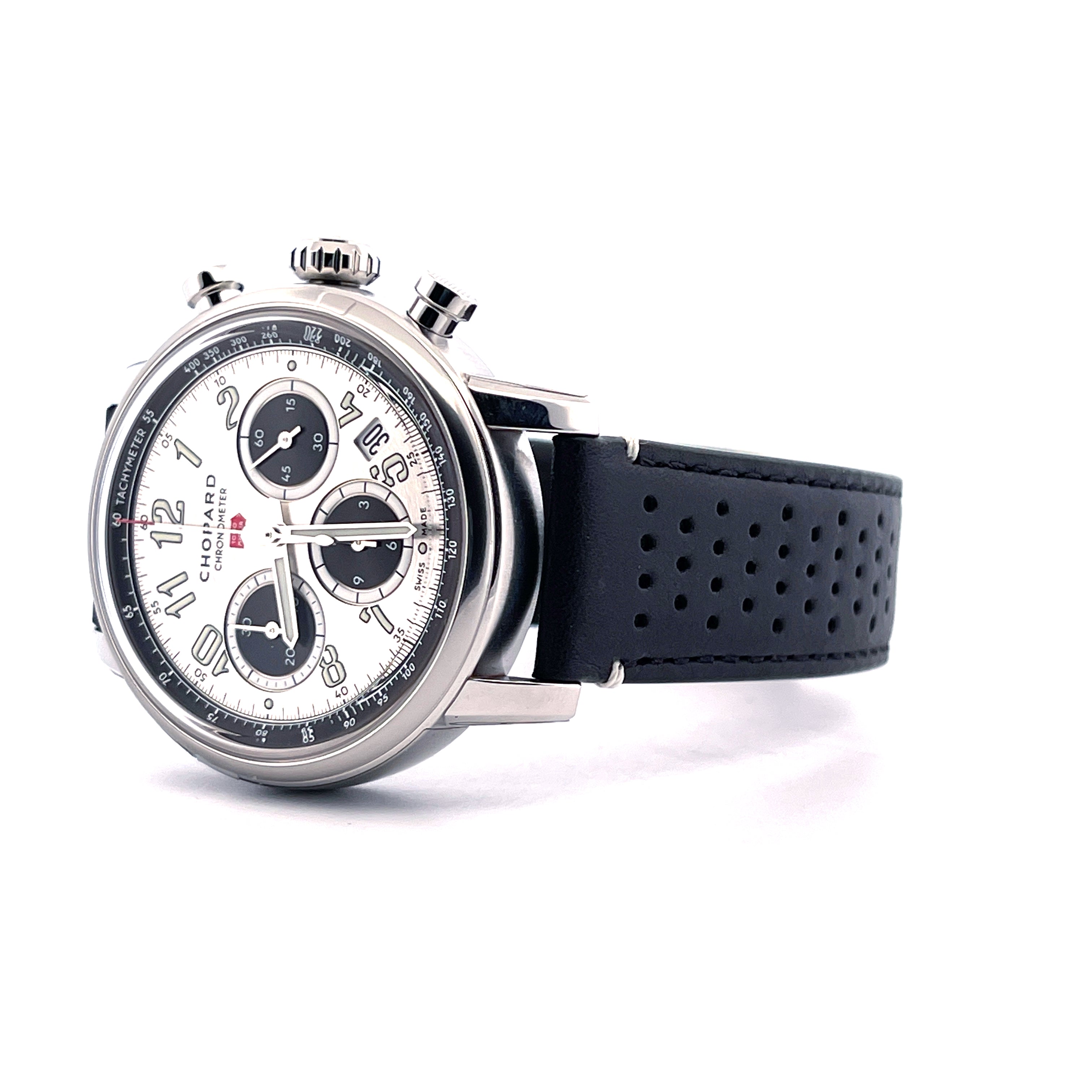Mille Miglia Classic Chronograph Silver / premium Condition & Sticker / Germany / Full Set / like new / 2026