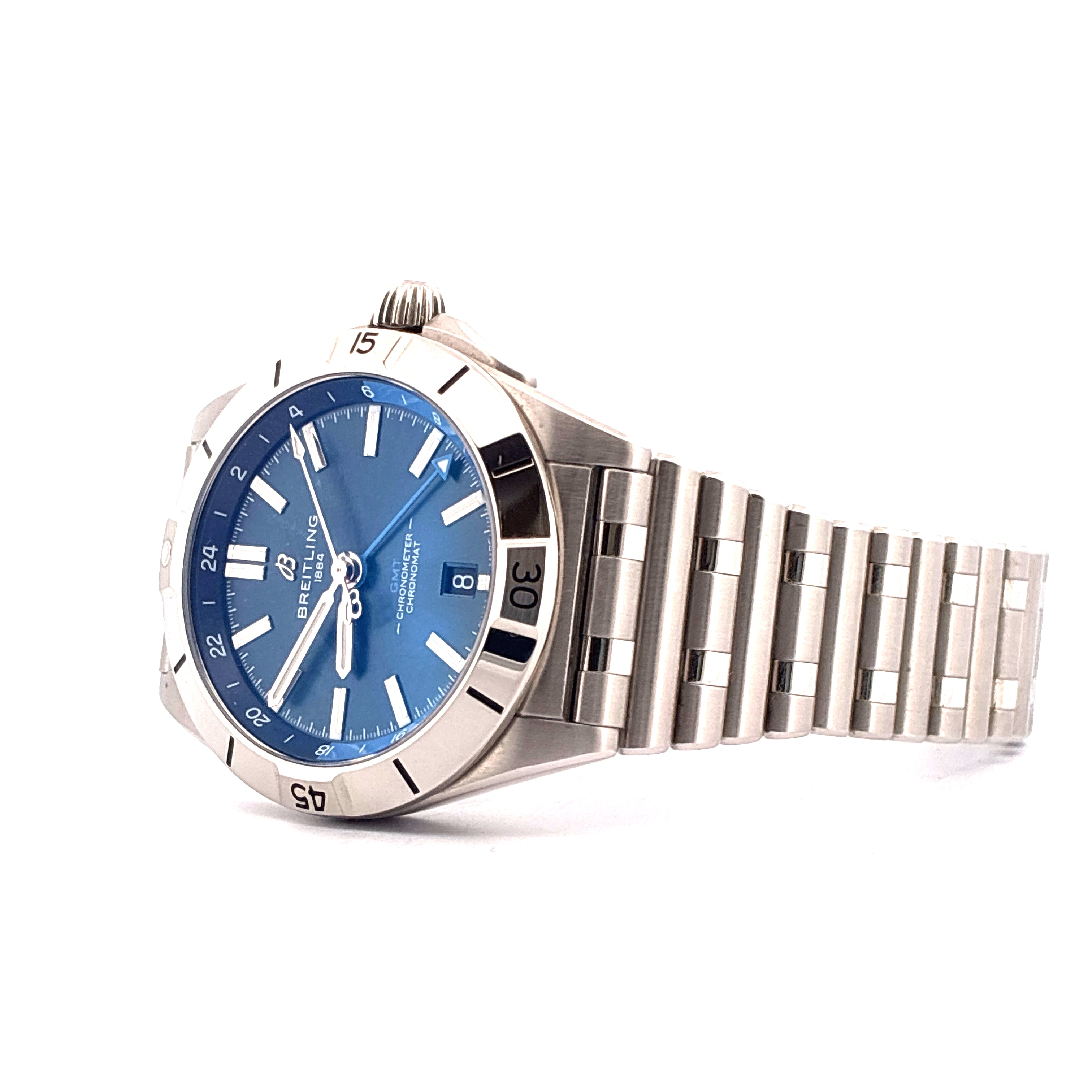 Chronomat GMT 1 of 288 / Sylt Edition / Limited Edition Blue Dial / Full links / Full-Set / 2023