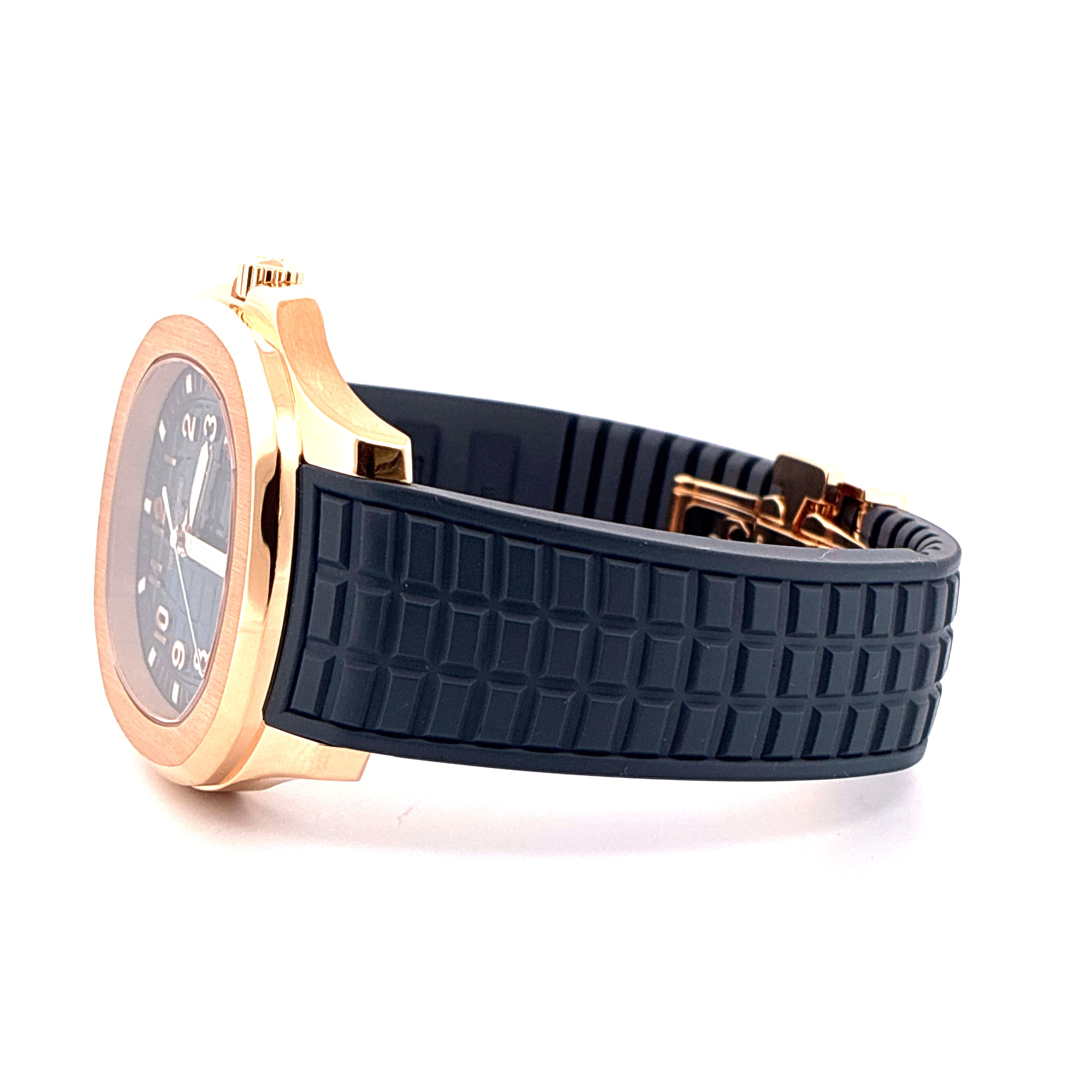 Aquanaut / Roségold / Blue Dial / Patek Philippe Service 2025 / Full-Set 2024