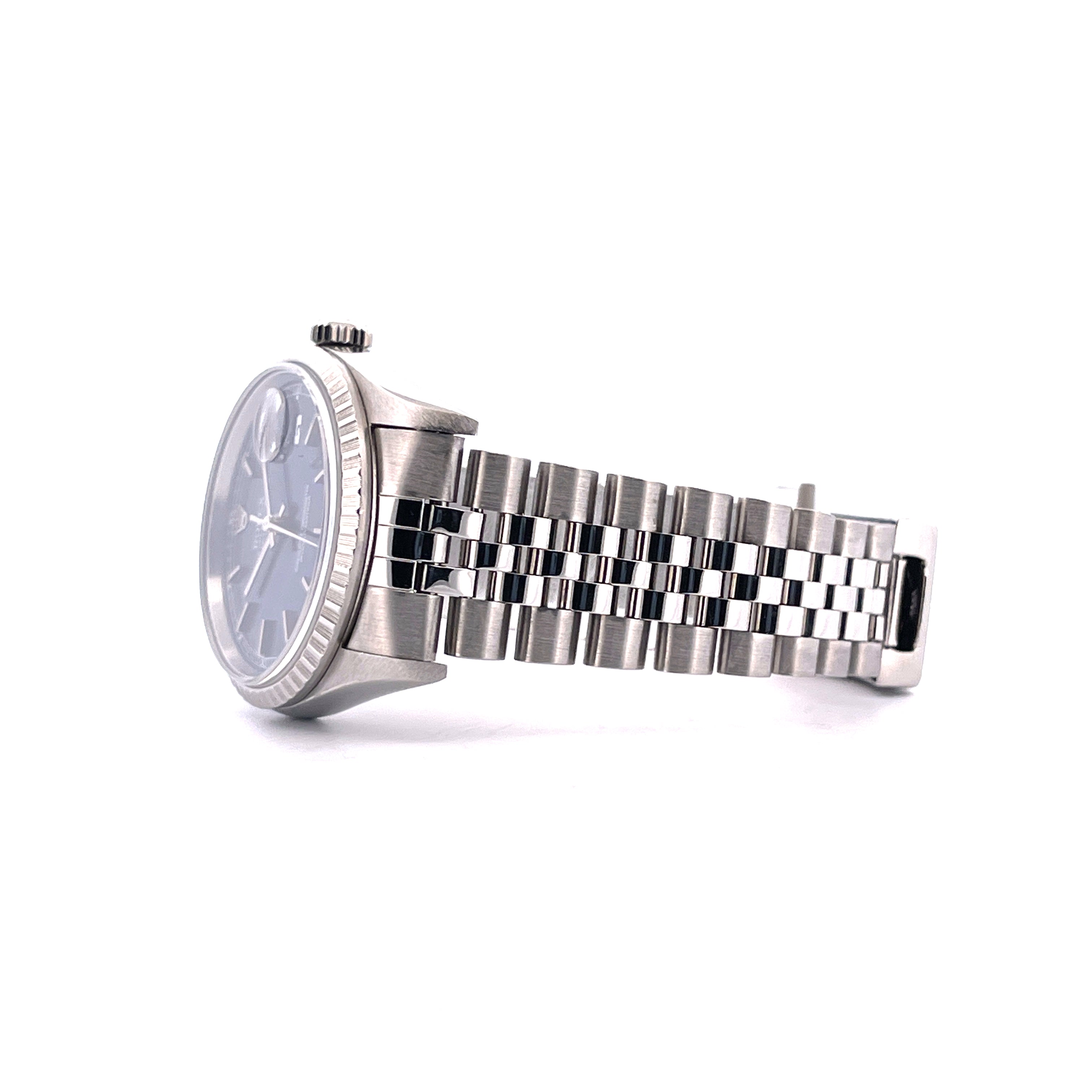 Datejust 36 Blue Dial 16220 / Rolex Wempe Service 2024 / Box and Paper / 1996