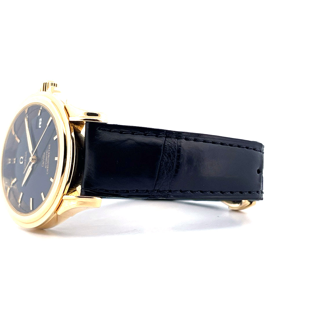De Ville Co-Axial / 18K Gelbgold / Faltschließe / Full Set / sehr guter Zustand - Juwelier Spliedt