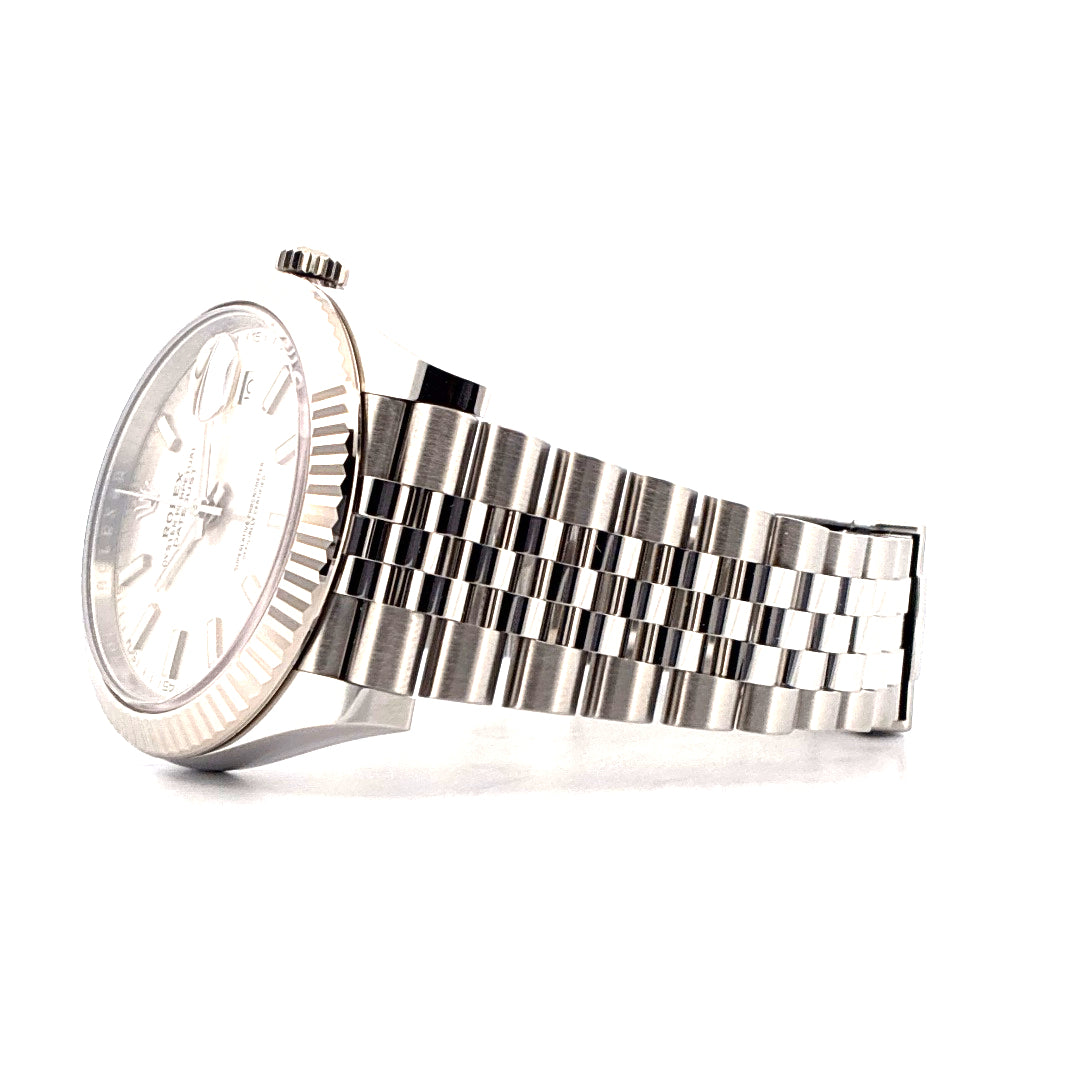 Datejust 41 / silver / unworn / perfect condt. / LC100 (2020)