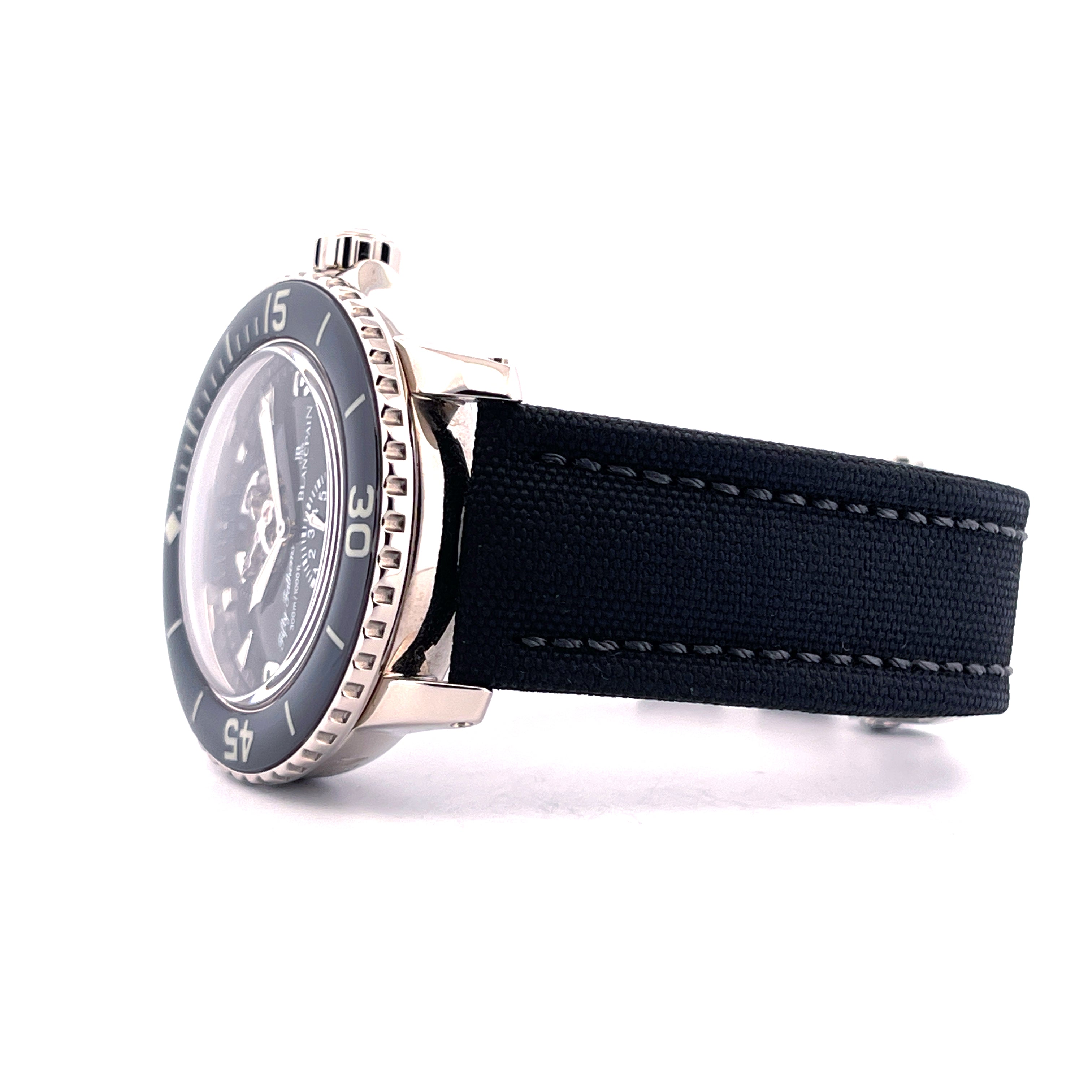 Sport Tourbillon Fifty Fathoms 8 Days Whitegold 5025-1530 / Service 2023 incl. Card / pretty good Condition / 2008
