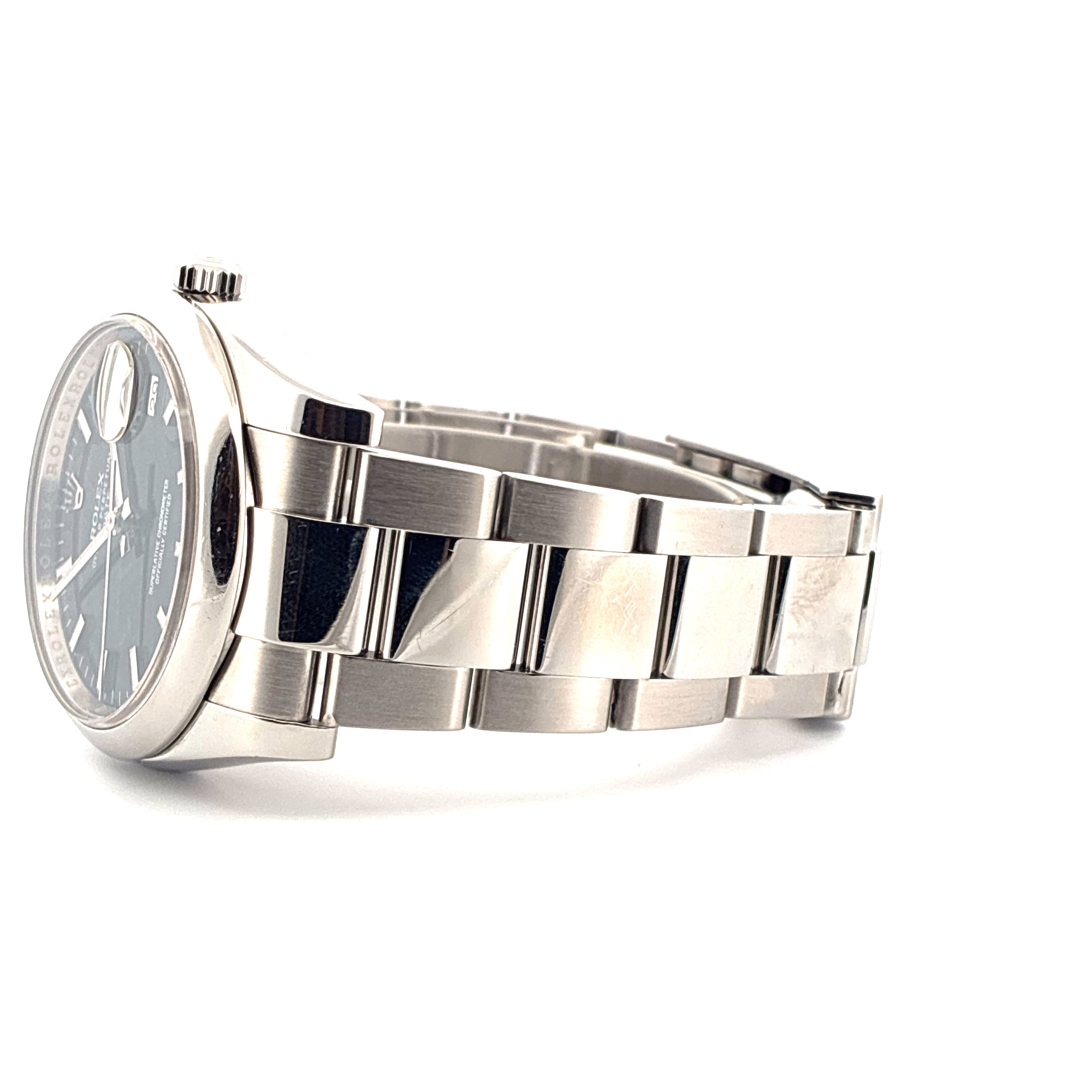 Oyster Perpetual Date / Black Dial / Watch Only / internal Service 2025