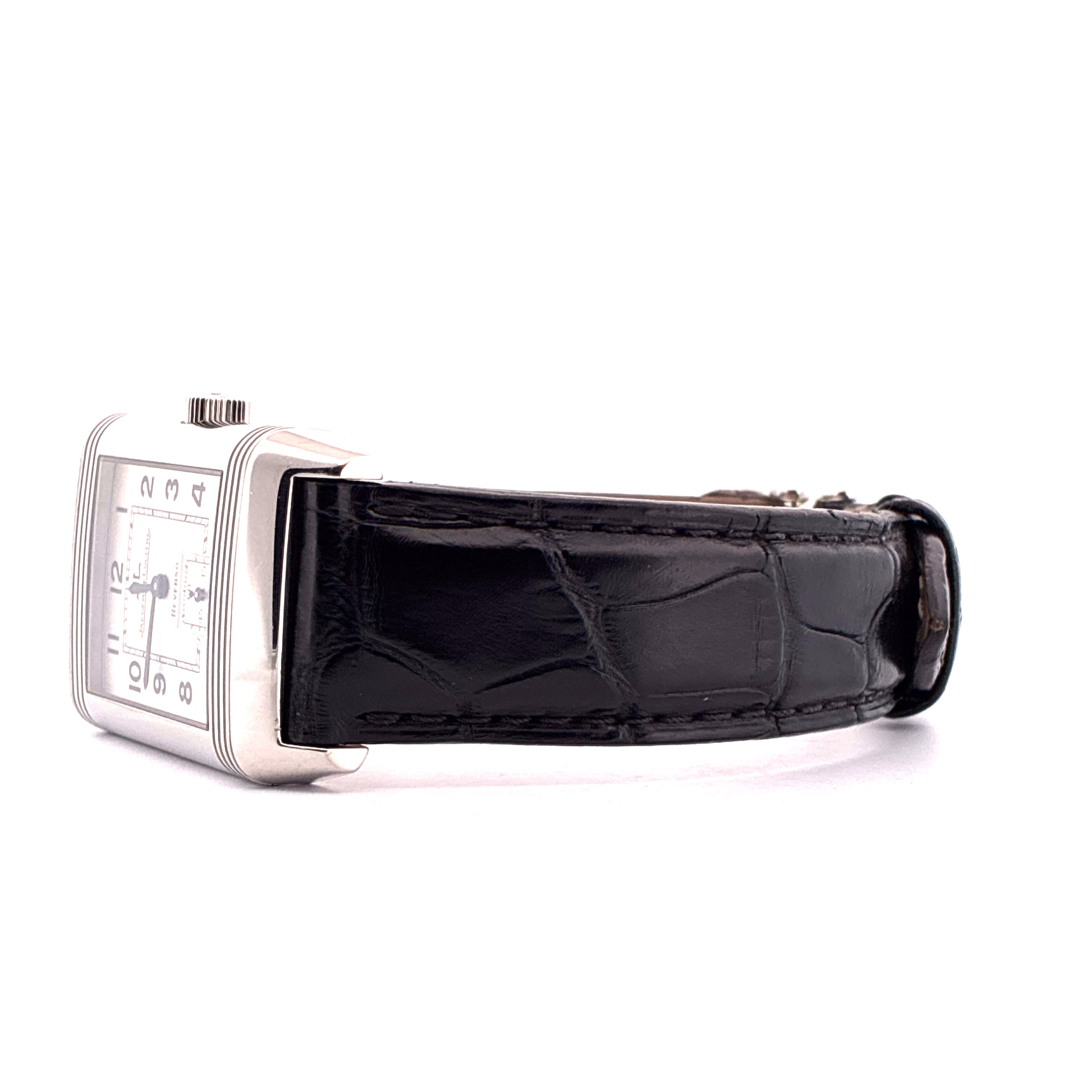 Reverso Grande Taille / leather strap / folding clasp / watch only / service 2026