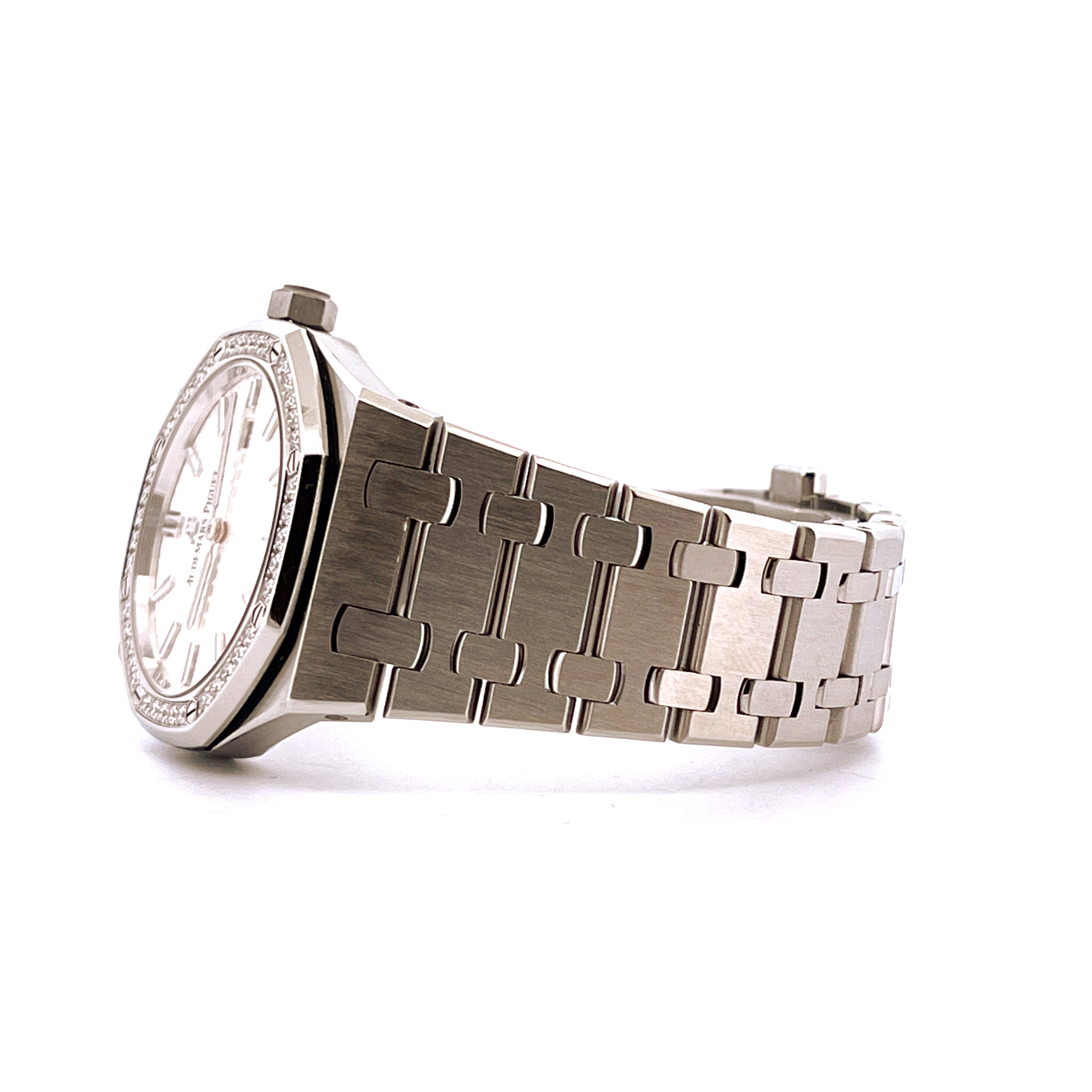 Audemars Piguet - Audemars Piguet Royal Oak Lady 33mm Steel & Diamonds - Juwelier Spliedt