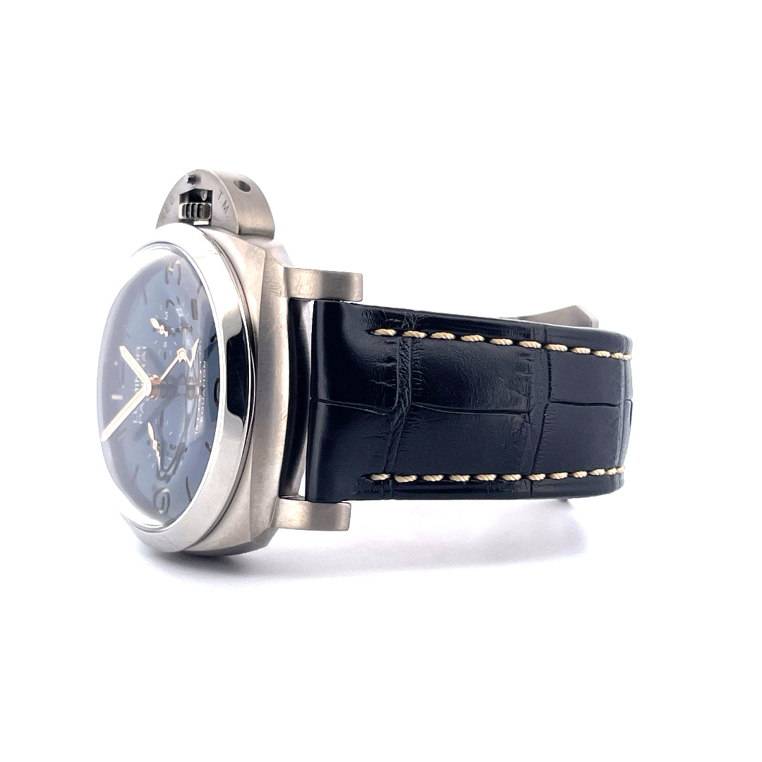 Luminor Equation Of Time GMT / Titan / Blue Sandwich Dial / 8 years warranty (2021) - Juwelier Spliedt