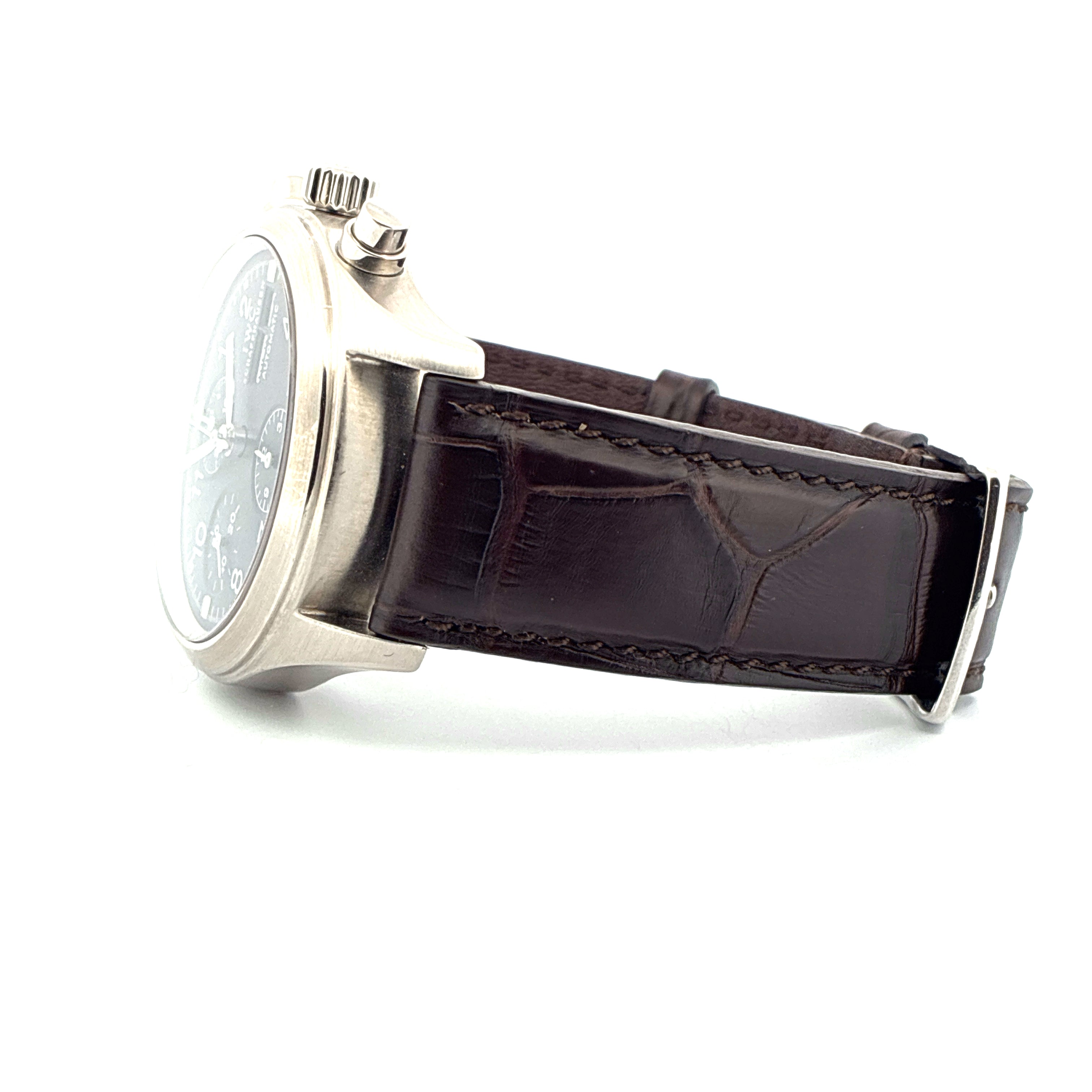 Fliegeruhr / Pilot Chronograph / Second Steel Strap / Watch only