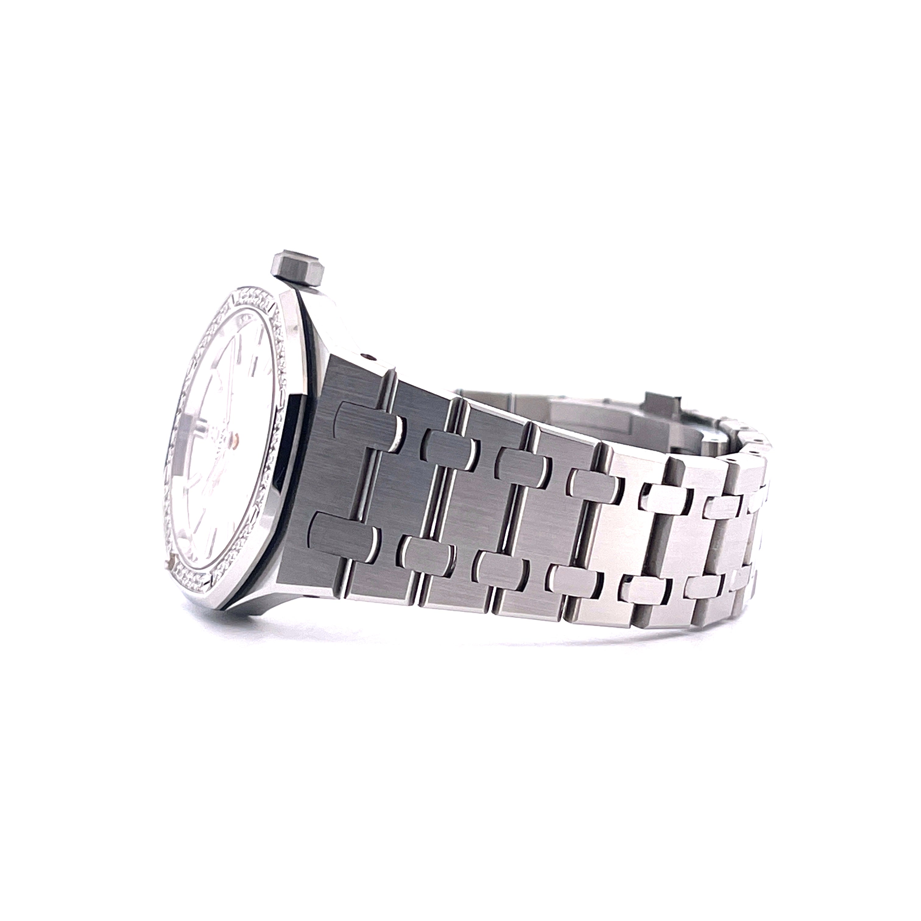 Royal Oak Lady 33 mm Diamonds (Silver) Full Set -2023-