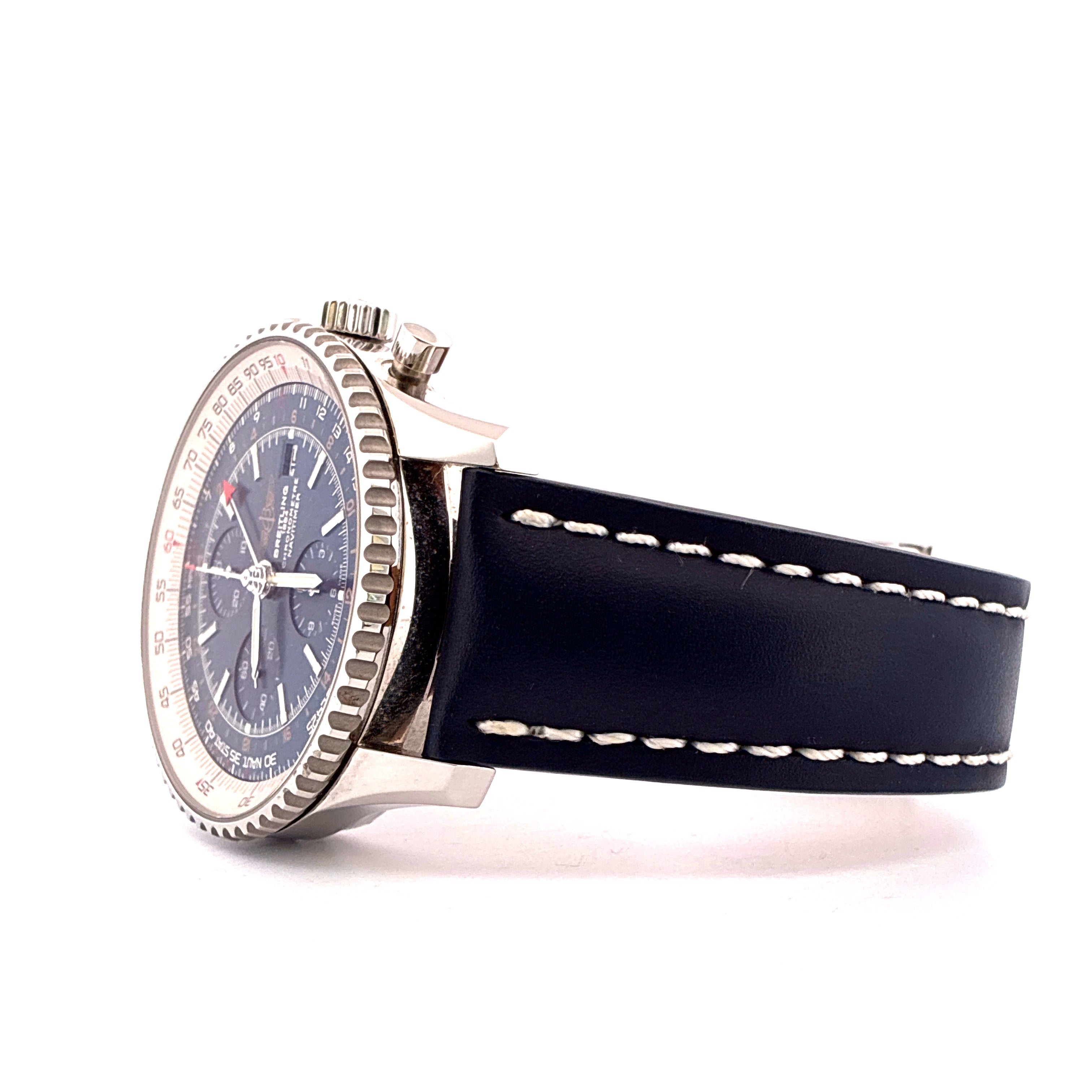 Navitimer / World Blue Dial / very good condt. / Full-Set / 2019