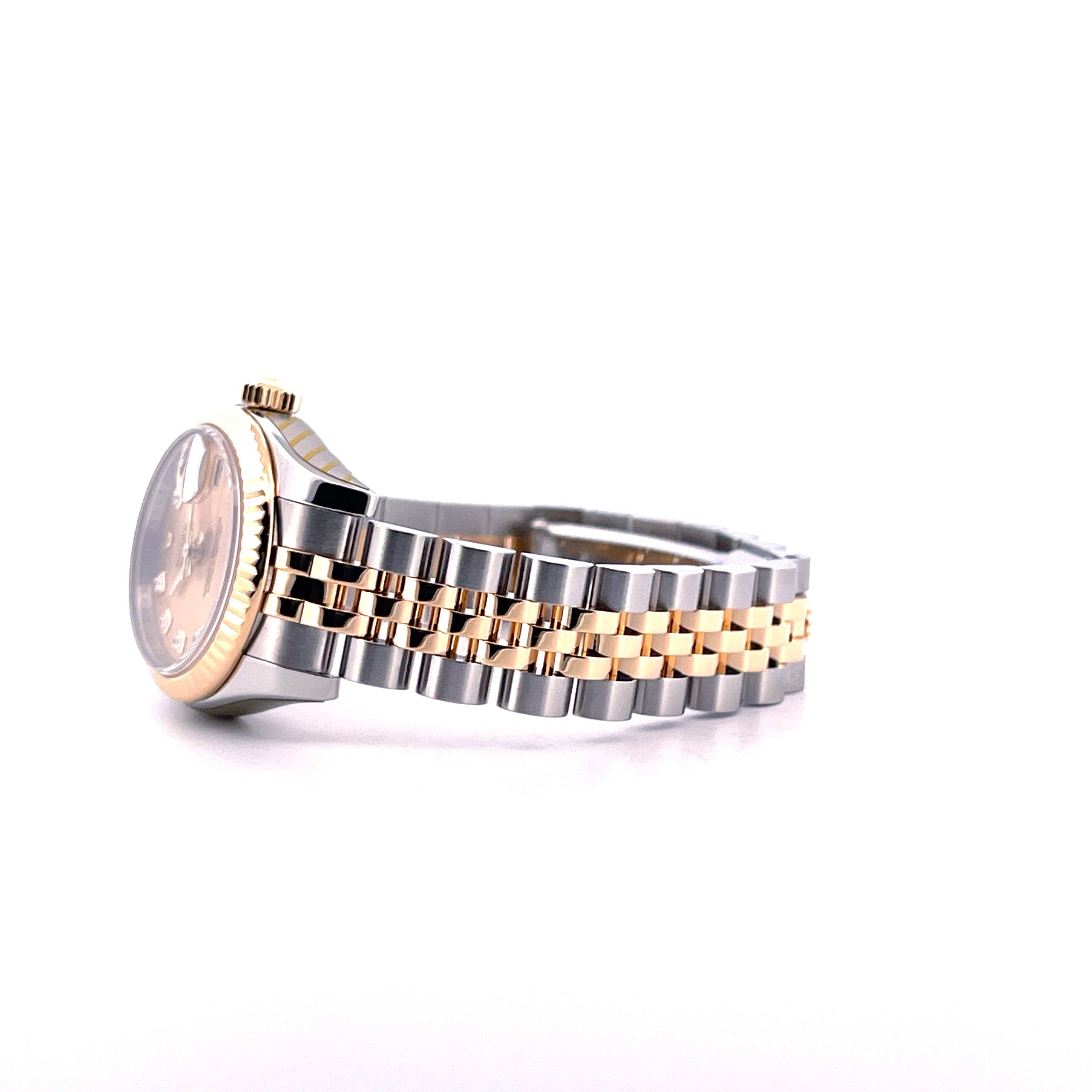 Lady-Datejust 26mm Two Tone & Diamonds Gold Dial / 179173 / Jubilee / perfect Condition / Rolex Service 2026 + Sticker