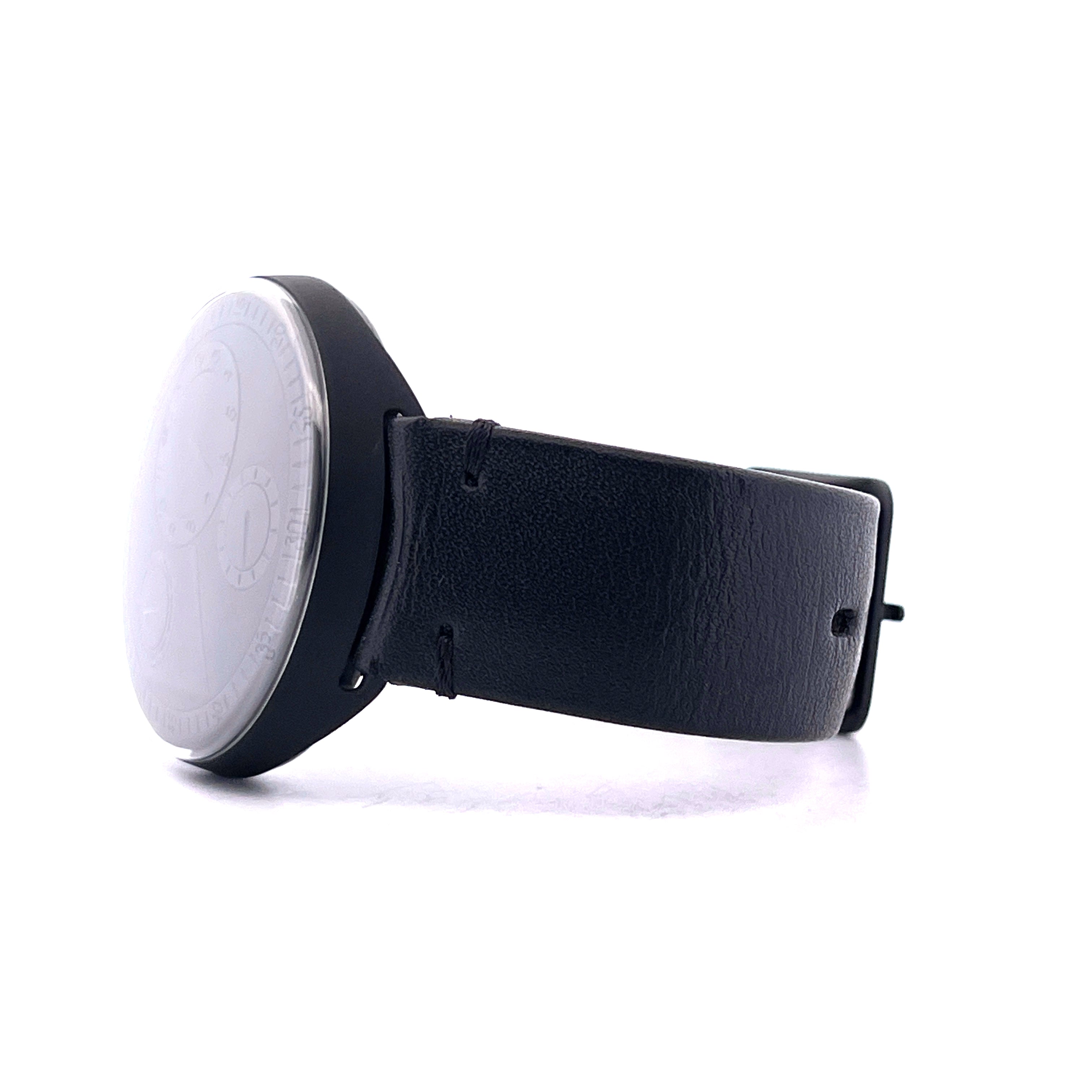 Ressence Type 1 ZZ Chronopassion Limited Edition aus Titan DLC mit schwarzem Lederarmband