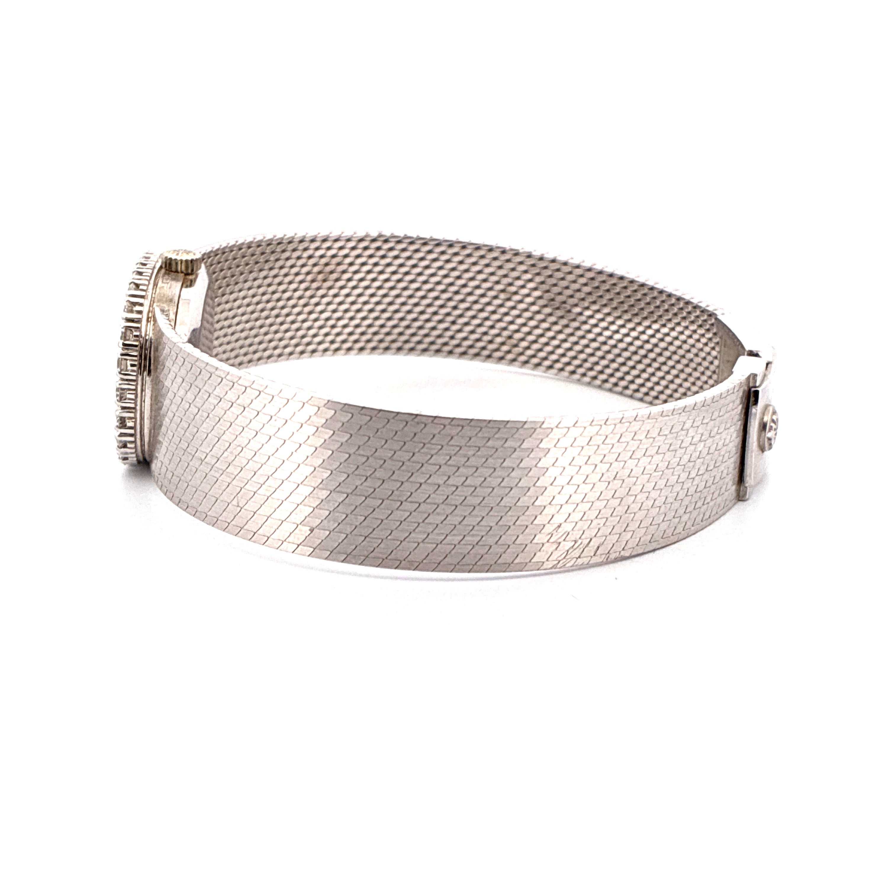3366/1 18K whitegold / diamonds / silver dial / Box
