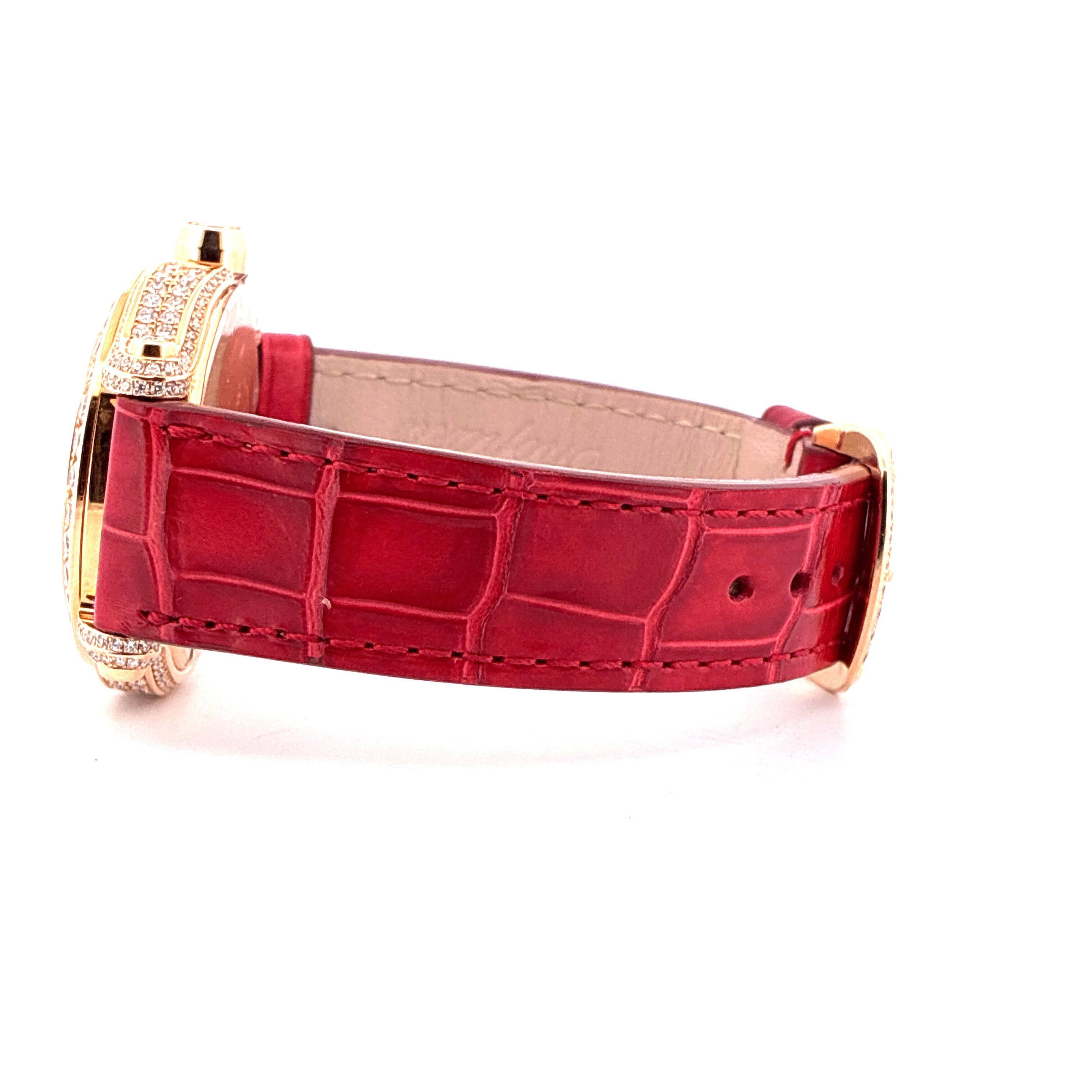 Happy Sport Quarz / MOP Dial / Diamonds / Red Gold / very rare / Box / Certificate of authenticity / Retail price EUR 74.000,00