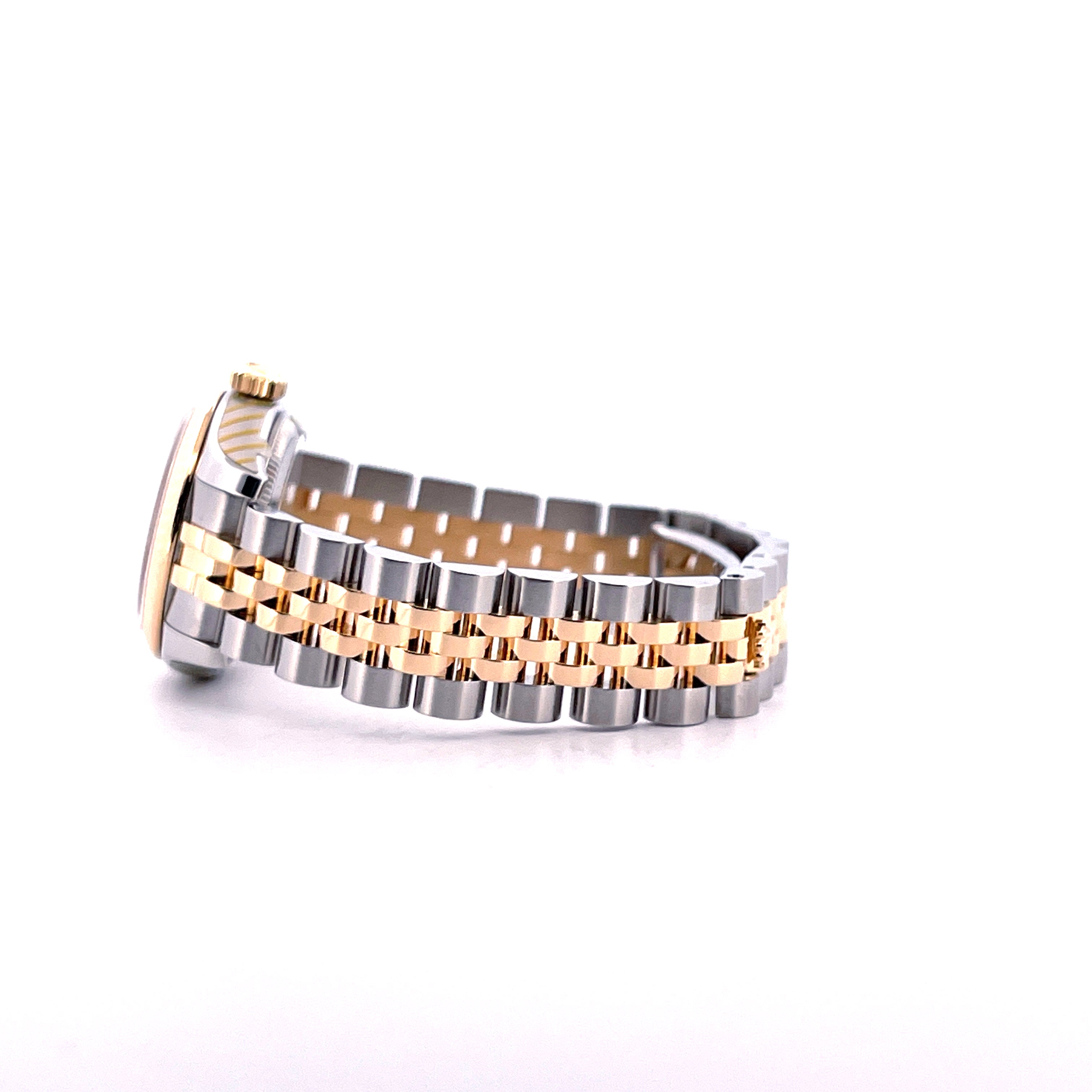 Lady-Datejust 26mm Two Tone & Diamonds Gold Dial / 179173 / Jubilee / perfect Condition / Rolex Service 2026 + Sticker