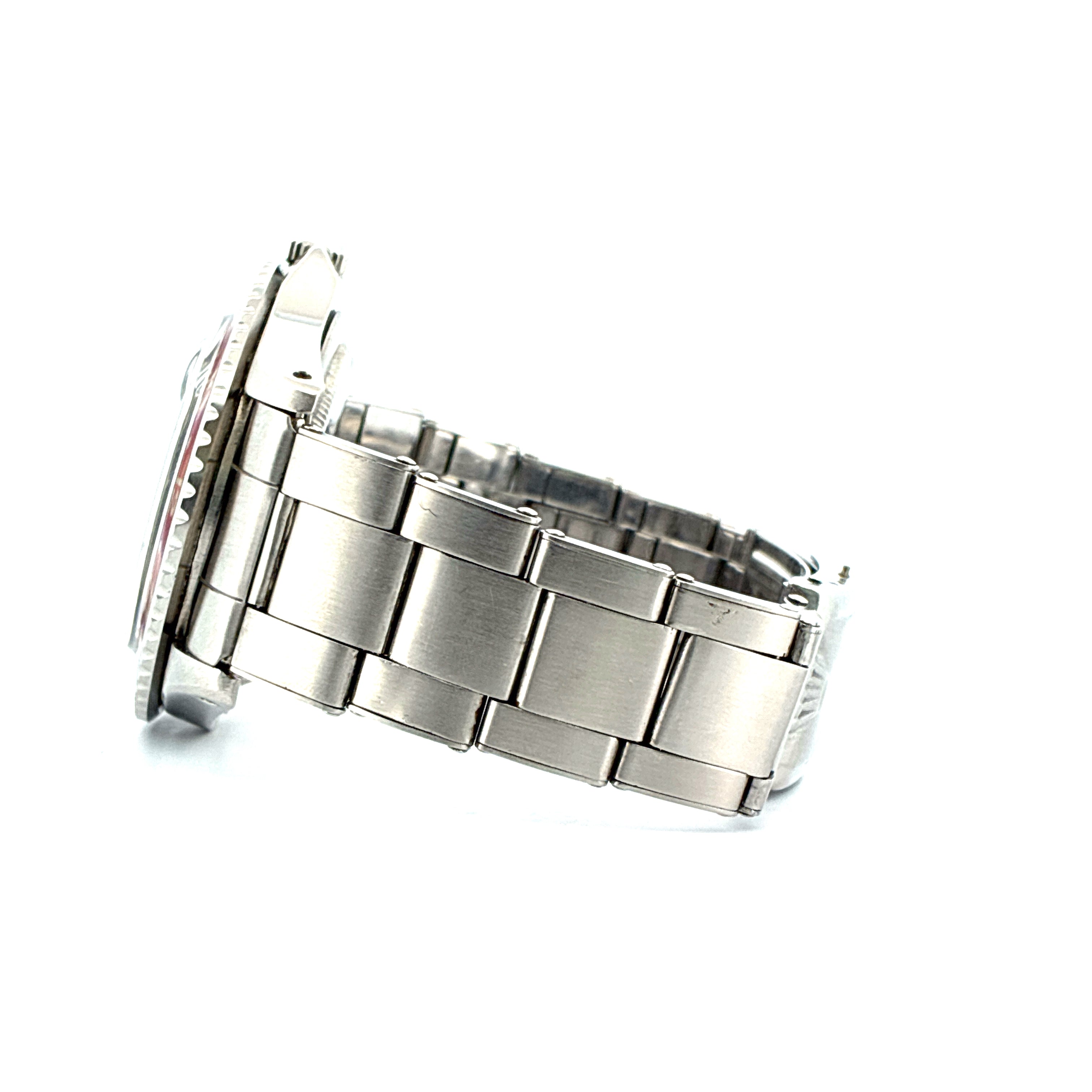 GMT-Master / Vintage / Radium / Pointed crown guard / org. Box / Glossy Gilt Dial / Vintage / 1963 / very good condt. / Rolex Rivet Stratch Bracelet