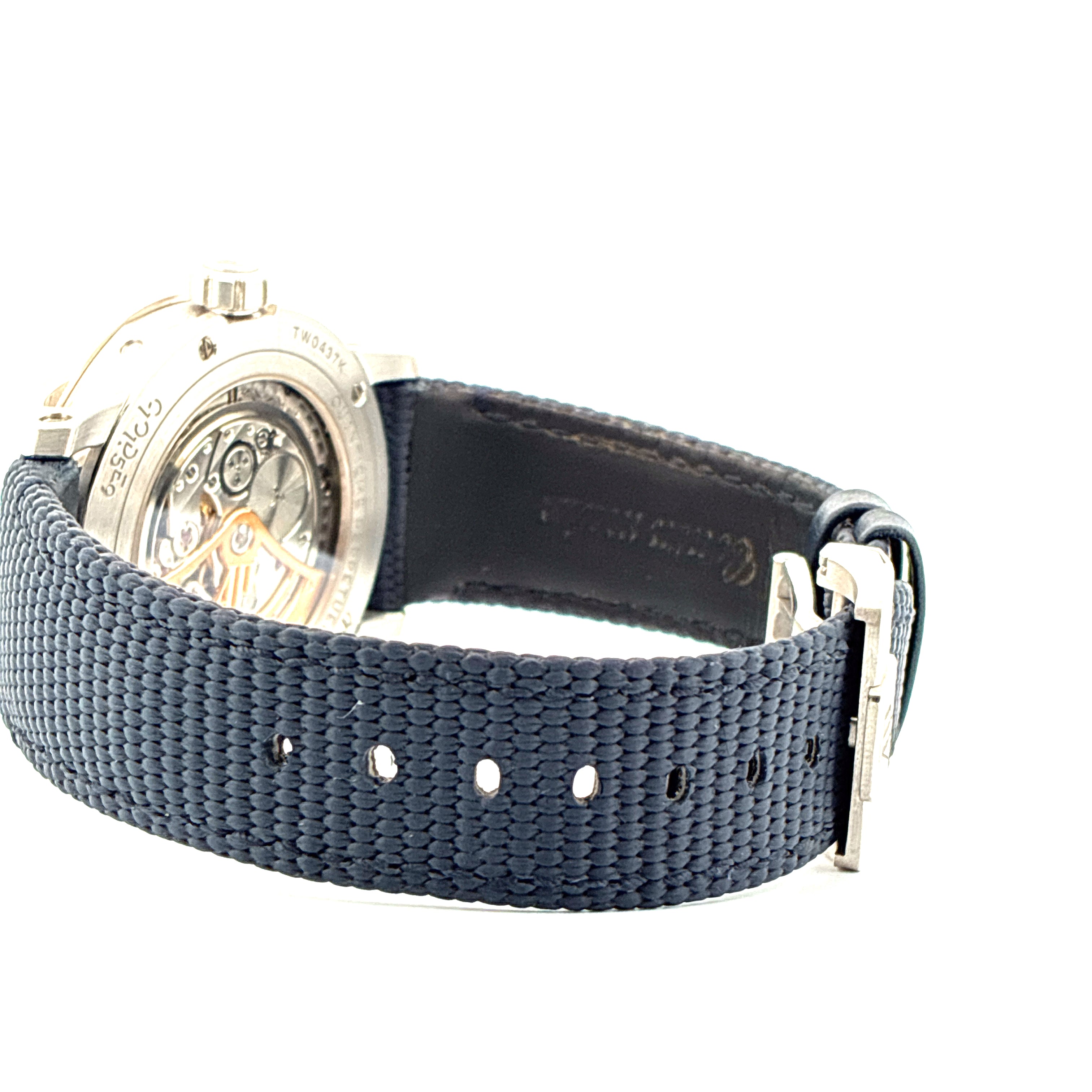 Code 11.59 Perpetual Calendar / 19cm Wristsize Whitegold / Folding clasp / Aventurin Dial / Box & Papers 2022