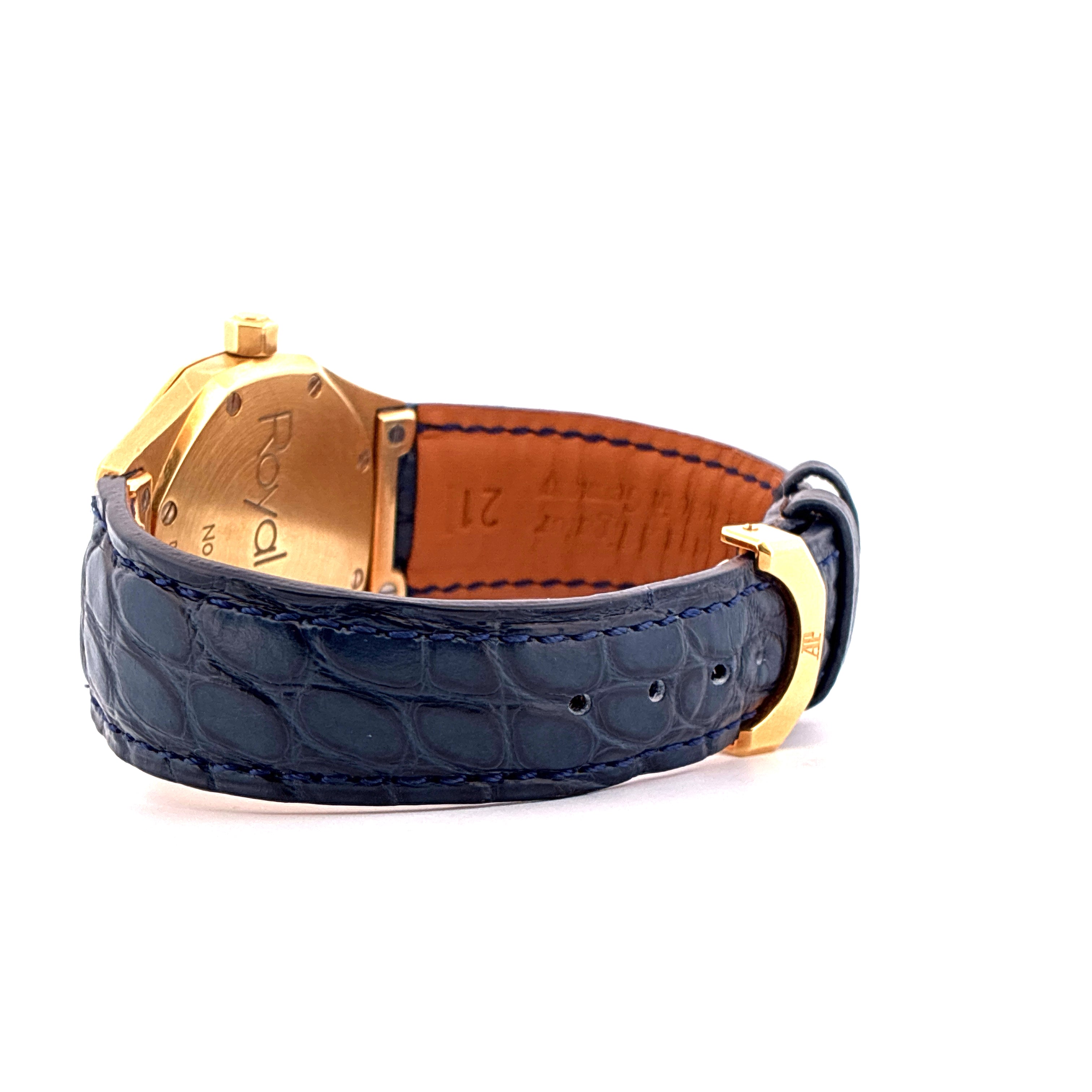 Royal Oak / Blue Dial / Folding Clasp / very rare / D-Series / Vintage / Full-Set / 1995