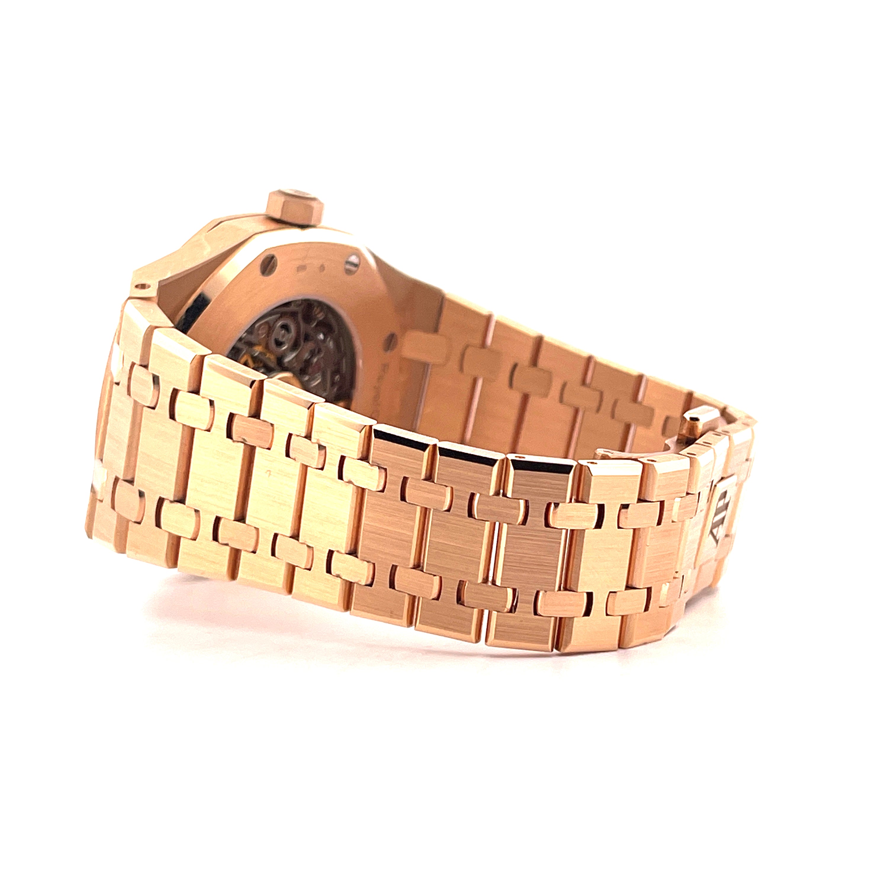 Royal Oak Double Balance Wheel Openworked Skeleton Roségold (Full Set) -2020-
