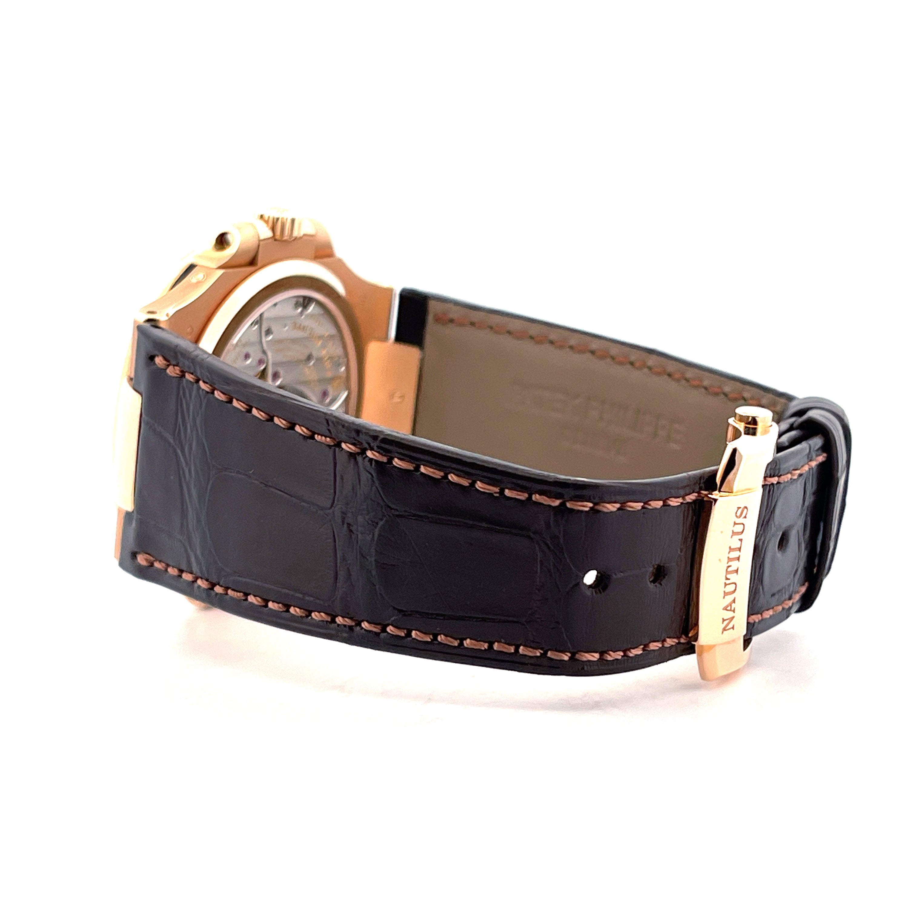 Nautilus 5712R-001 Roségold / Straps unworn / Germany / Folding / +Invoice / Premium Set + second Strap / nearly MINT Condt / Dec. 2018