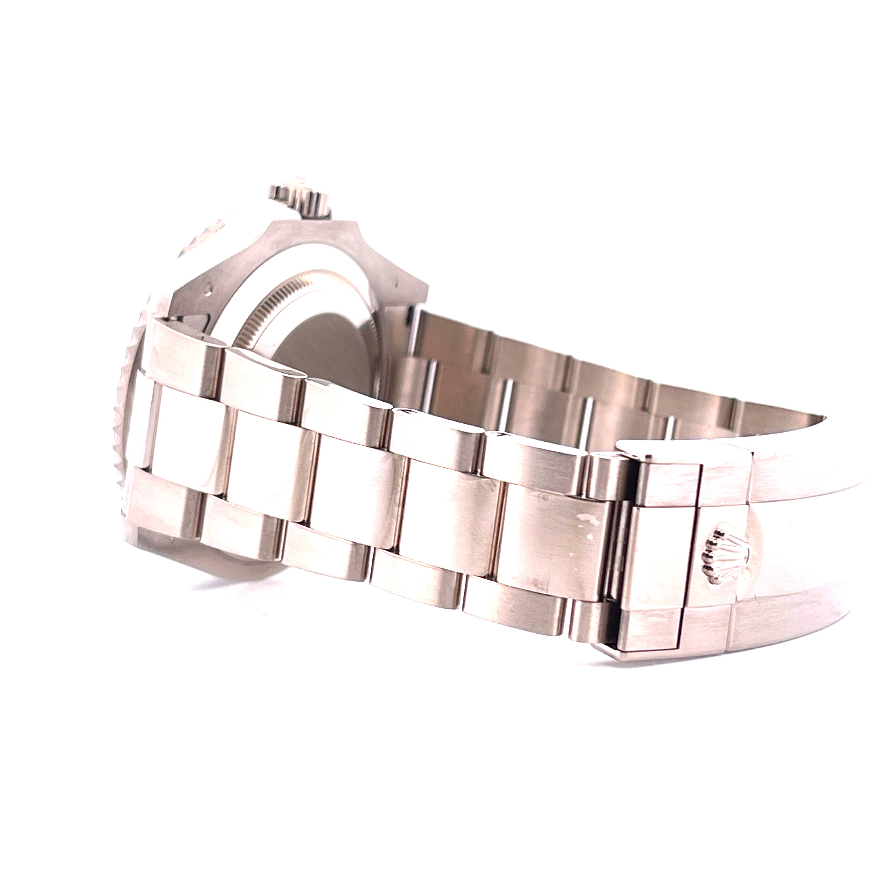 Rolex Submariner Date 126619LB im Profil mit Weißgoldarmband und Schließe