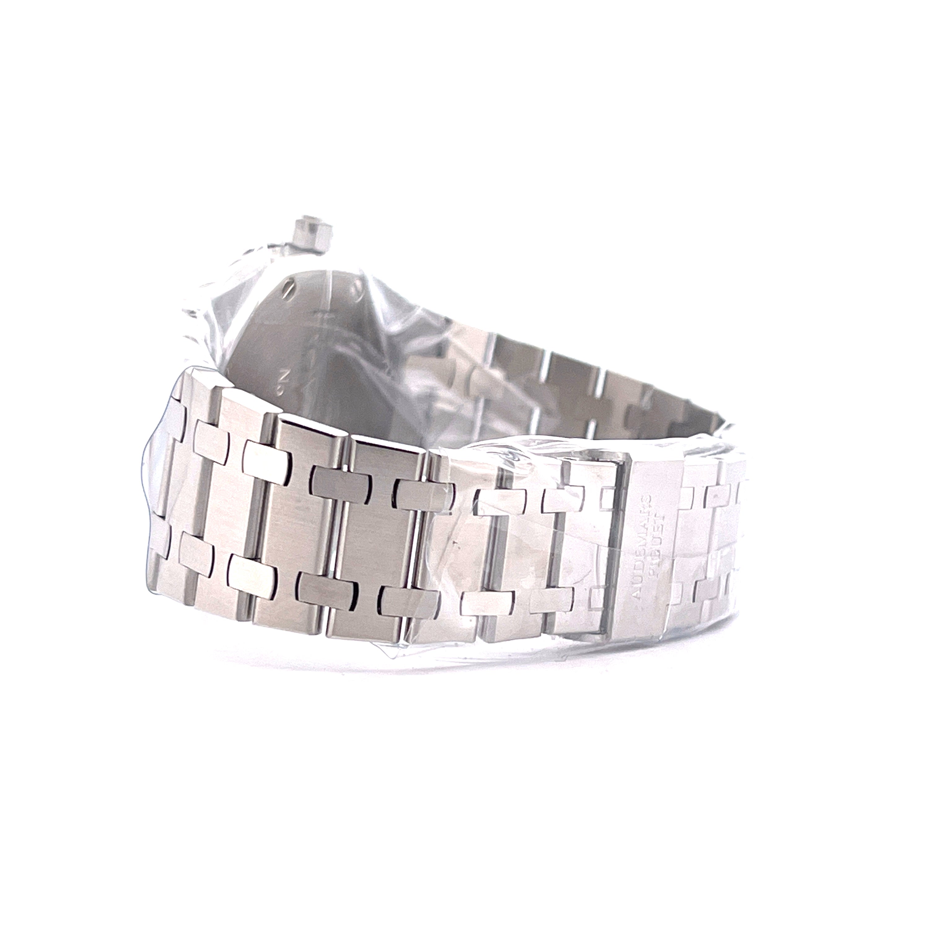 Audemars Piguet Royal Oak Jumbo 5402ST Edelstahlarmband mit transparenter Schutzfolie