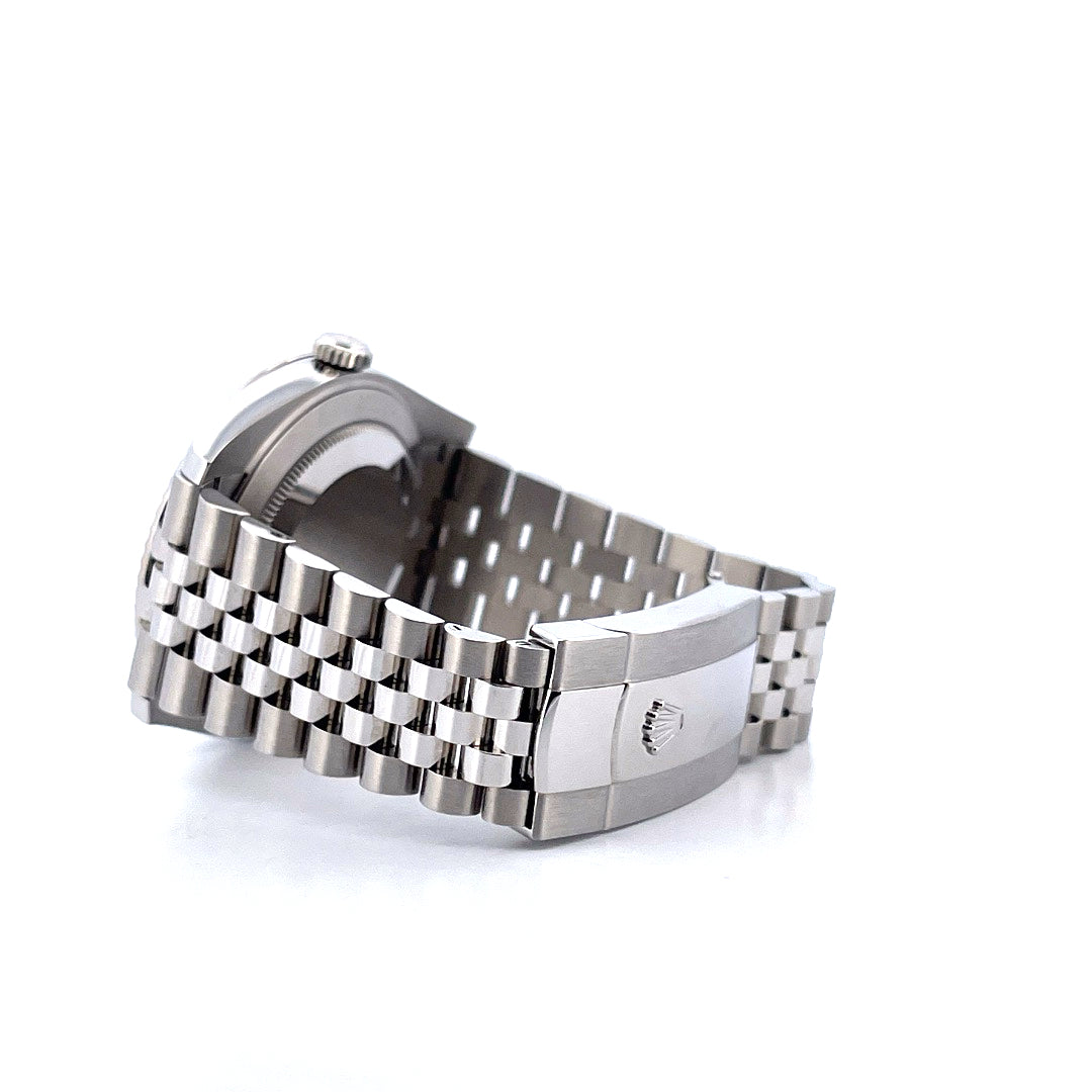 Datejust 41 / Blaues Zifferblatt / Jubilee Band / Weißgold Lünette (2022) - Juwelier Spliedt