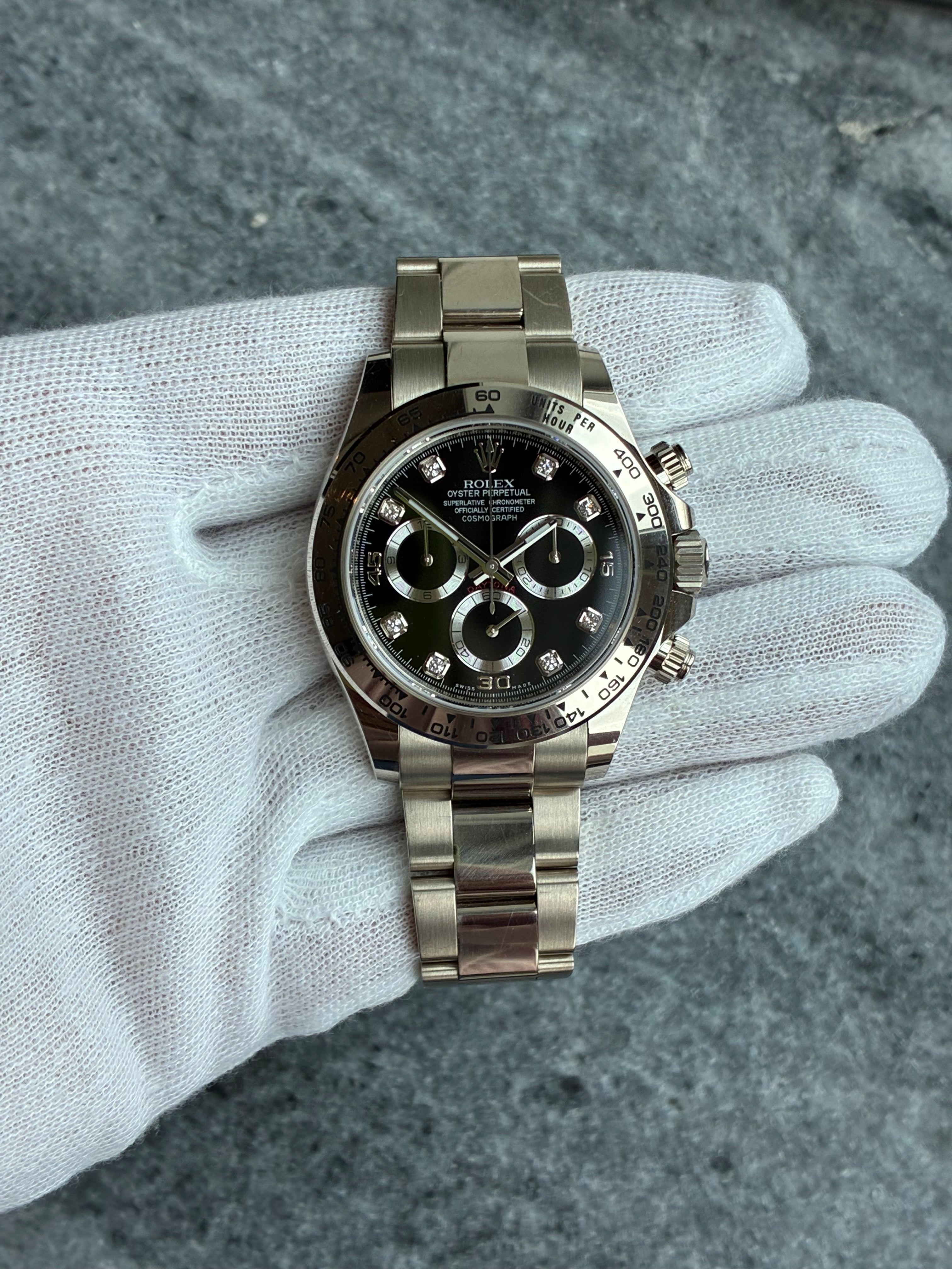 Daytona / Whitegold / Diamond Dial / aus 2020 inkl Service 2024