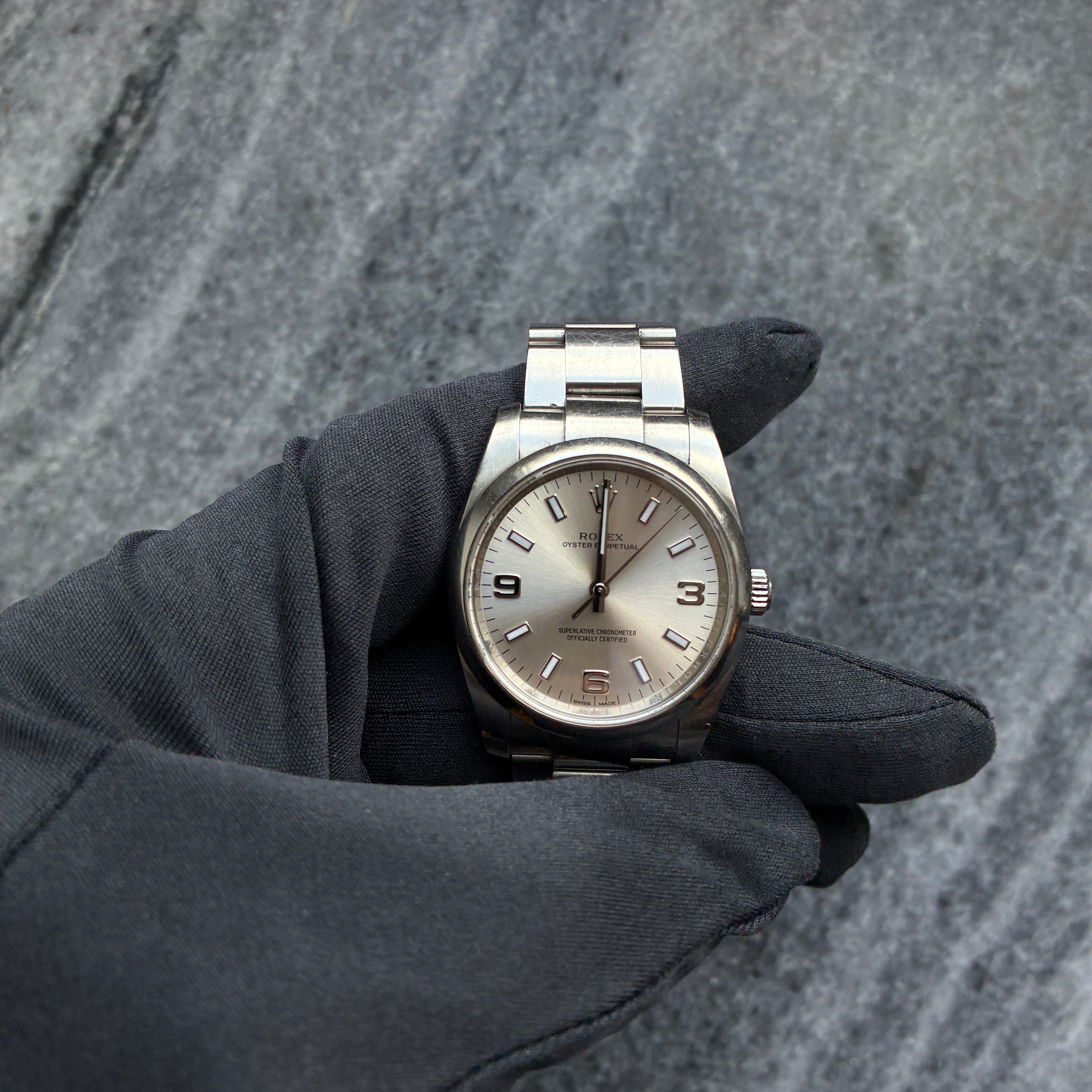 Oyster Perpetual 39 / Silver Dial / Box & Papers / 2019