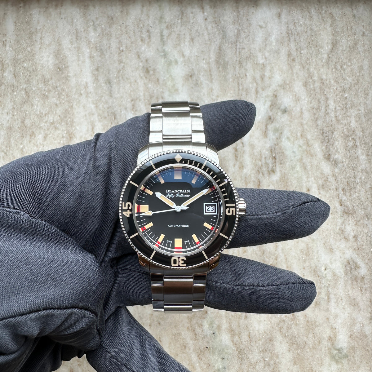 Fifty Fathoms BARAKUDA Limited Edition 1 of 500 / Full Set + Invoice / Blancpain Service 2023 / from 2019