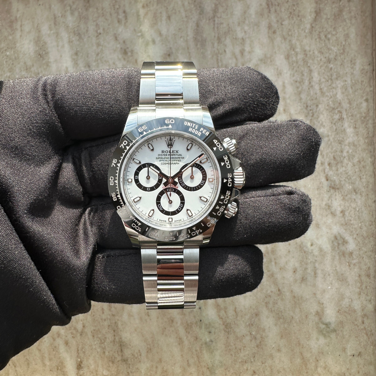 Daytona White Dial 116500LN / 12 Links / LIKE NEW / Box and paper / 2022