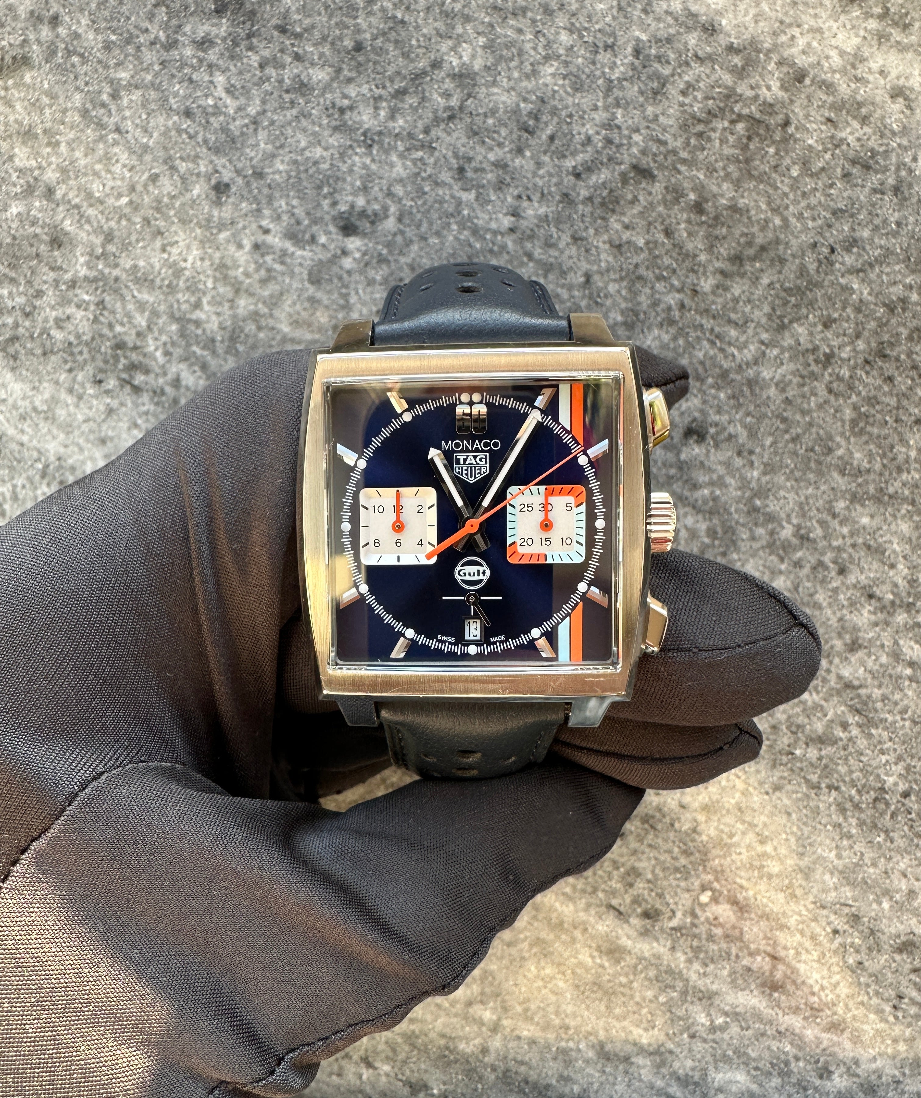 TAG Heuer Monaco Gulf (Full Set) / Service 2025 / sehr guter Zustand / -2023-