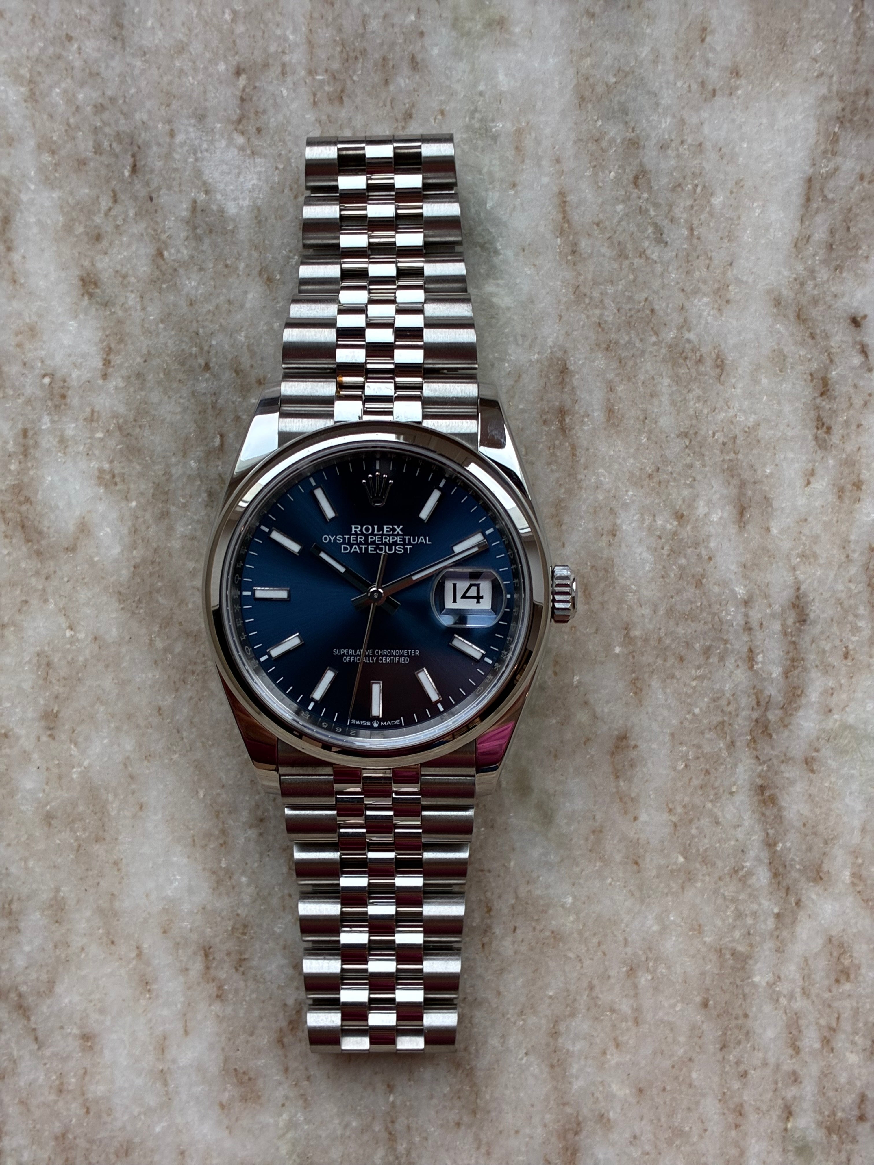Datejust 36 / Blue Dial / Jubilee / Full-Set / 2019