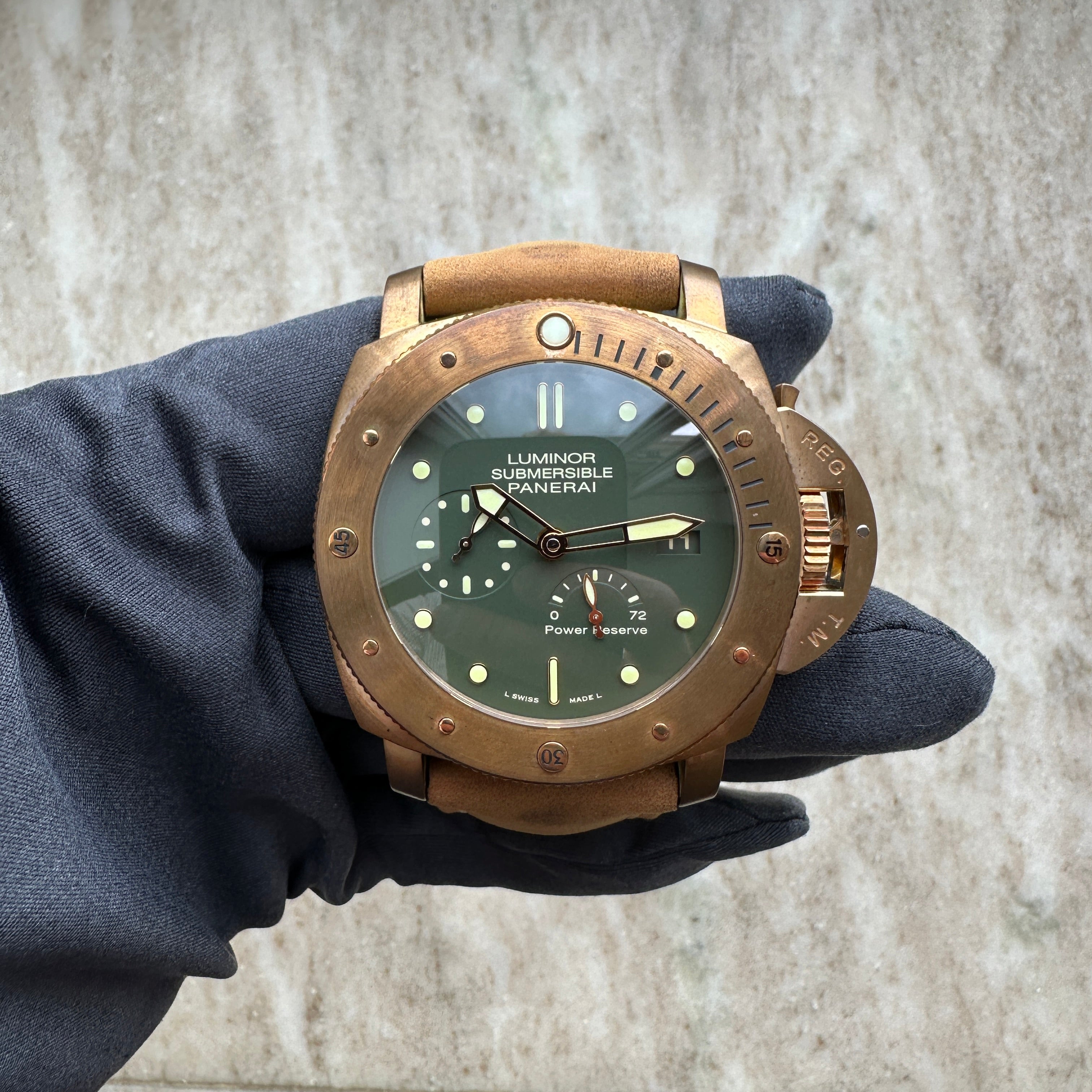 Luminor Submersible PAM00507 LIMITED EDITION 1 of 1000 / Extra-Strap / Safe Watch / 2014