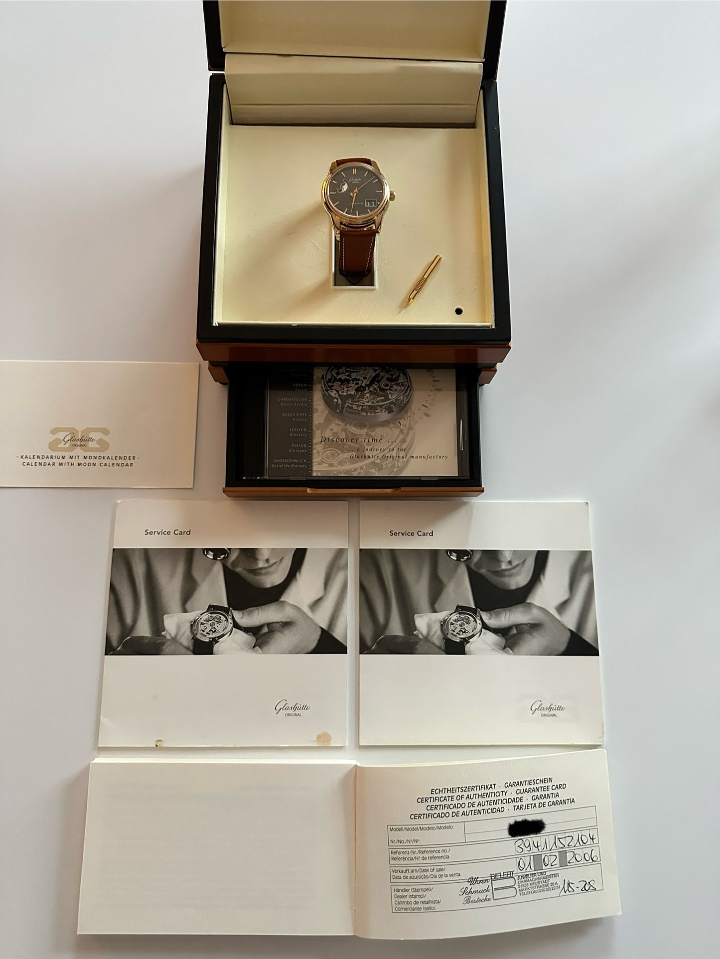 Glashütte Original - Glashütte Original Senator Mondphase Ref. 3941152104 - Juwelier Spliedt