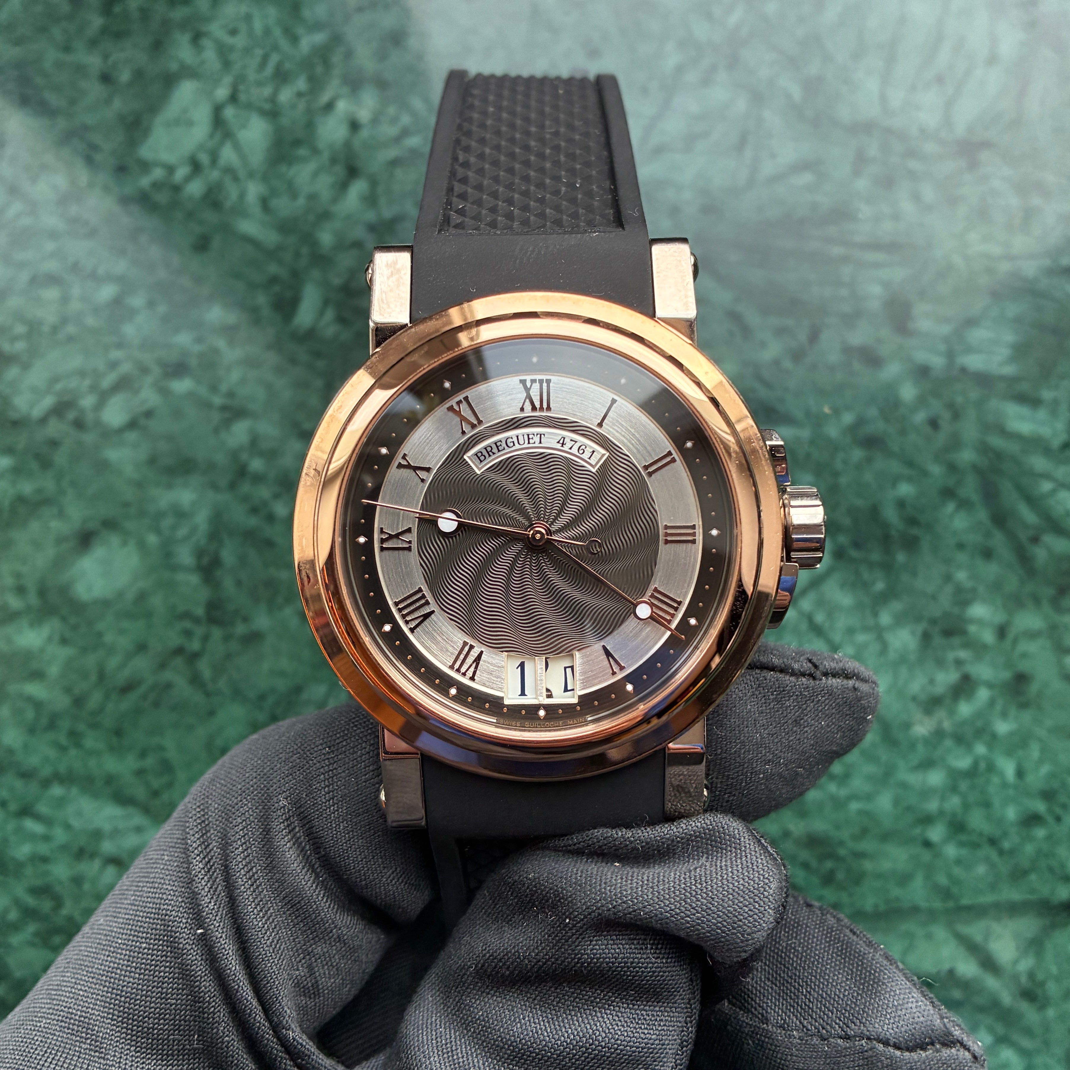 Big Date Marine / Roségold / Folding Clasp / Like New / Full-Set