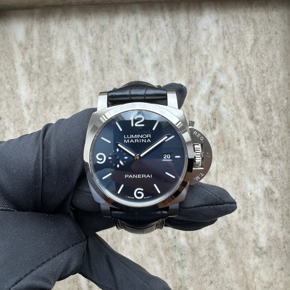 LUMINOR MARINA Blue Dial Limited Edition 1700 / second Strap / Full Set / 2025