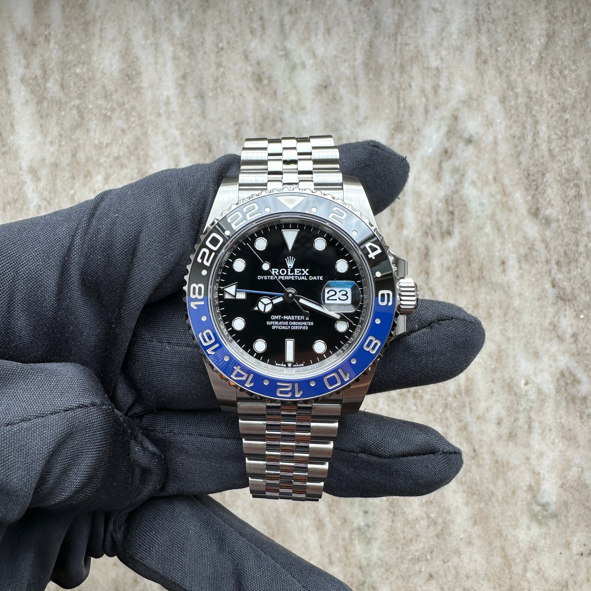 GMT-Master II / Batgirl / Jubilee / Unworn / orig. Invoice / Full Links / 20cm Wristsize / LC 100 / Full-Set / 2026