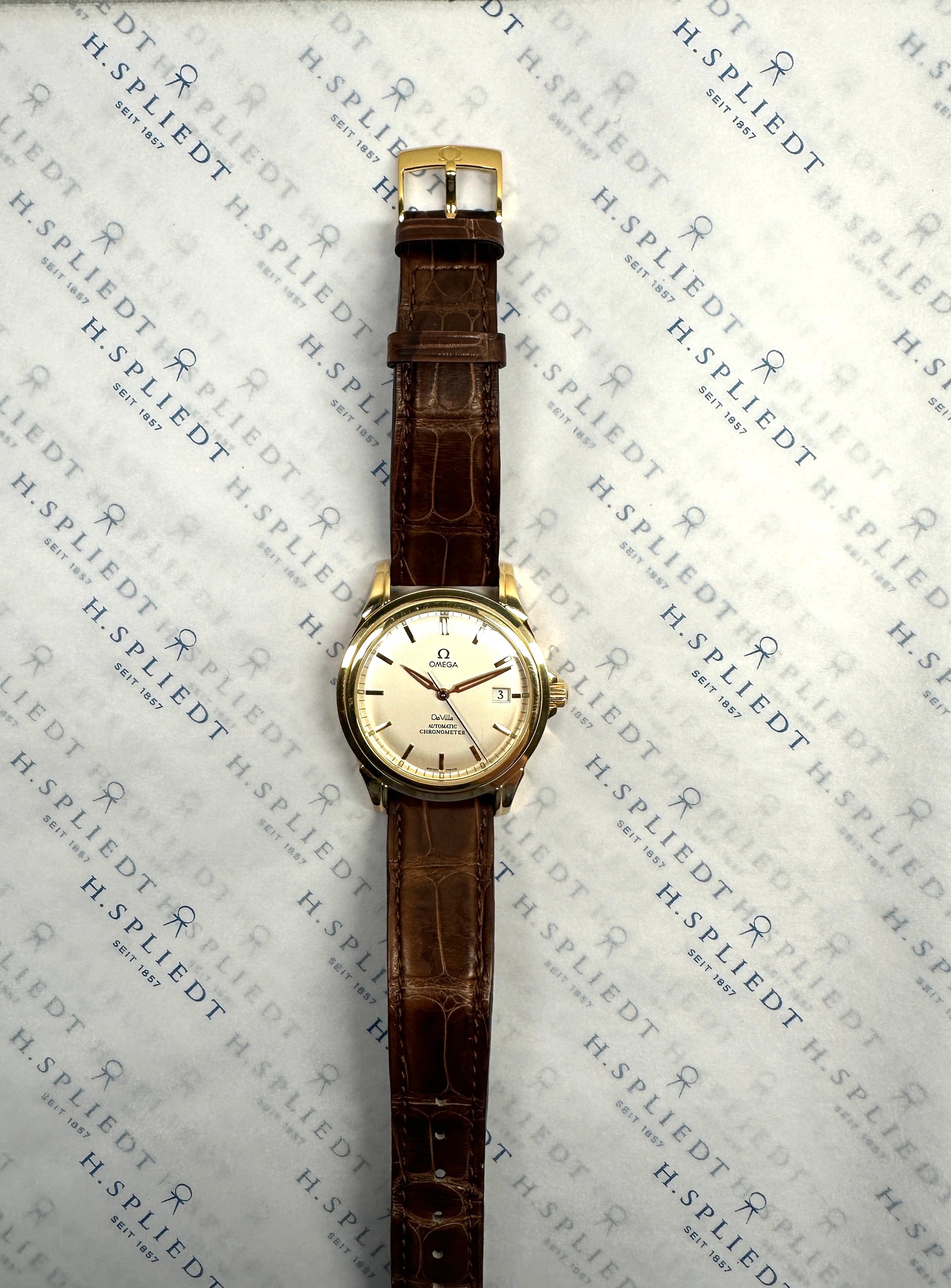 De Ville Co-axial Yellowgold 18kt / Solid Case Back / 2002