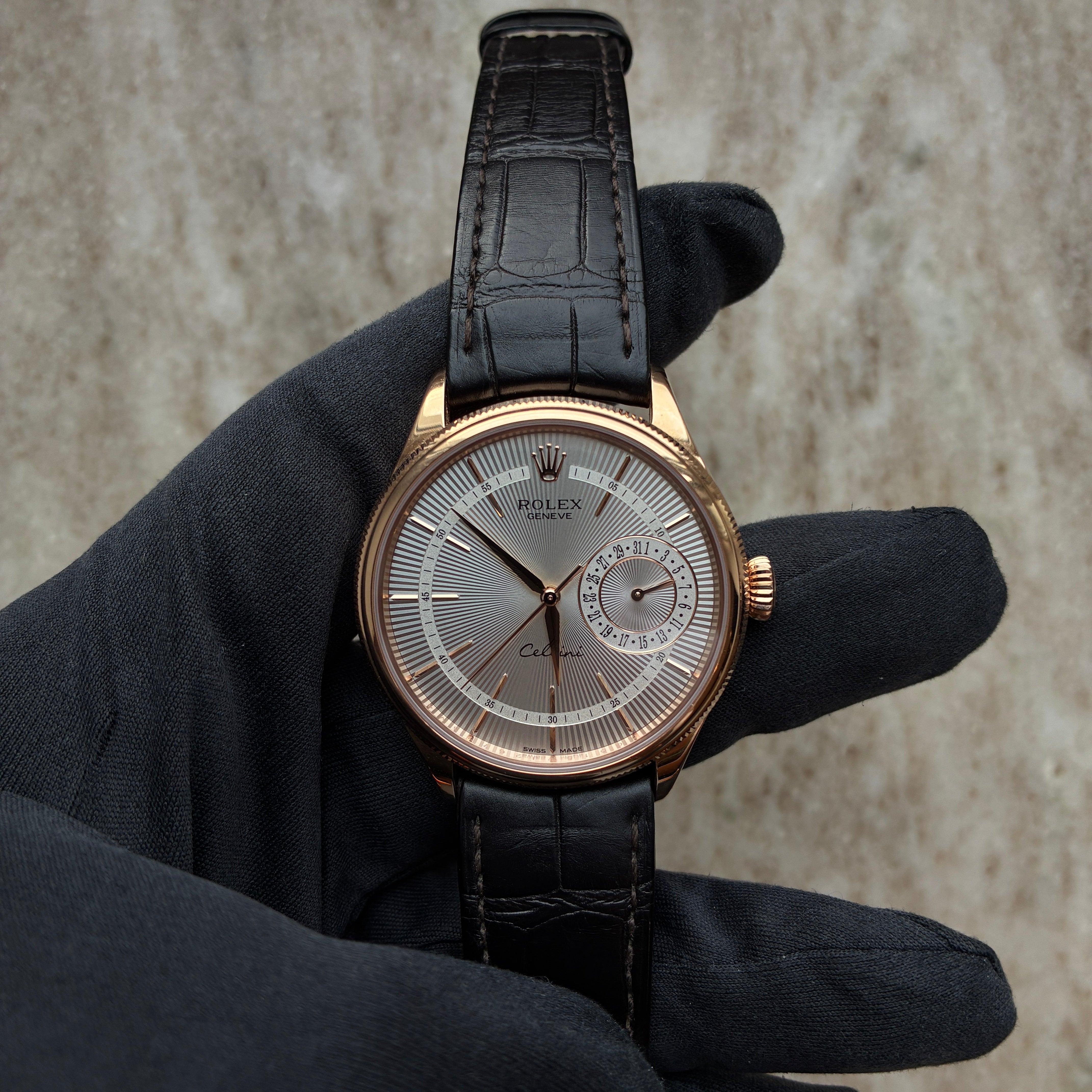 Cellini / White Dial / Roségold / very good condt. / Full-Set / 2018