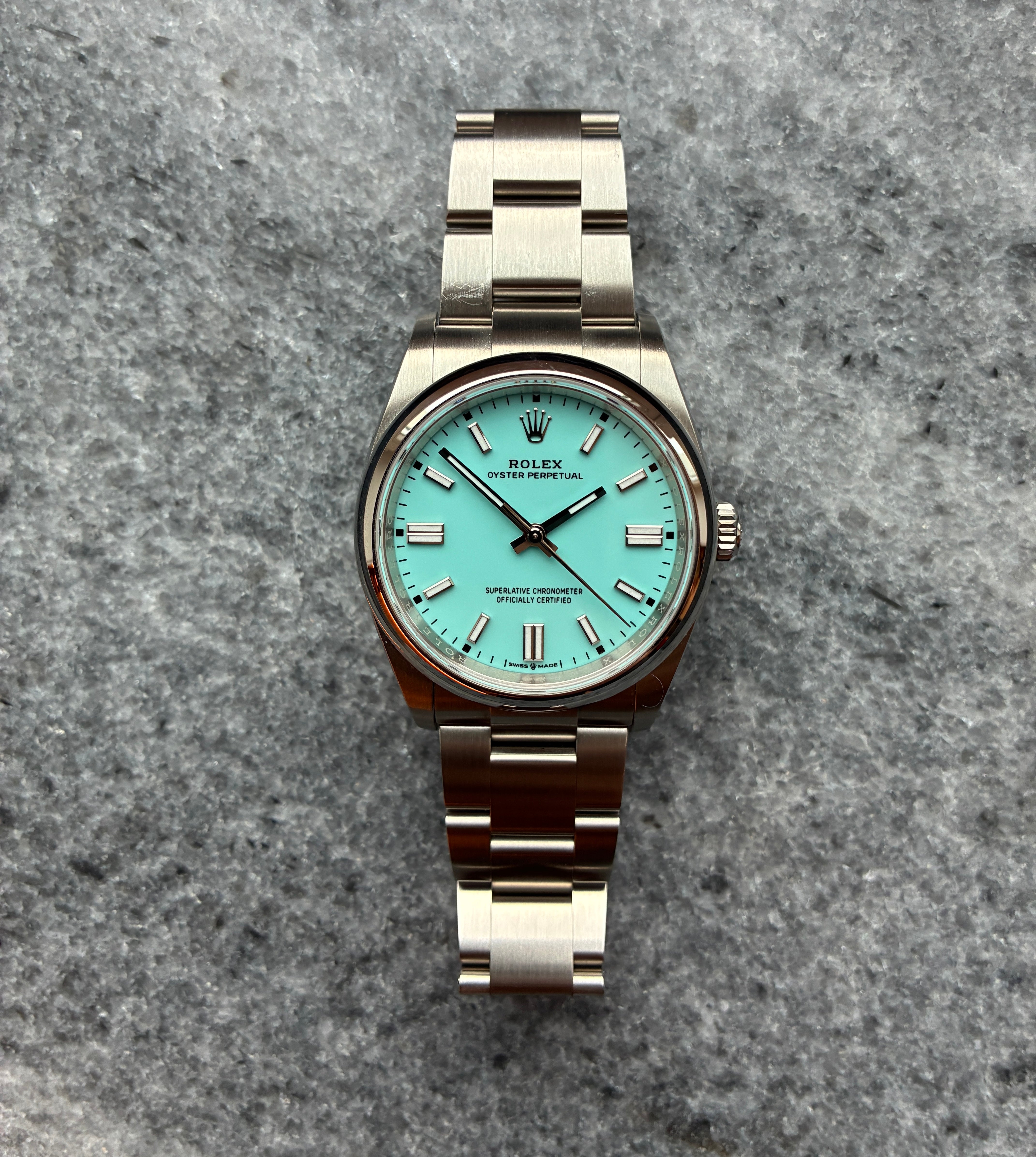 Oyster Perpetual 36 Tiffany Dial / Box & Papers / 2023