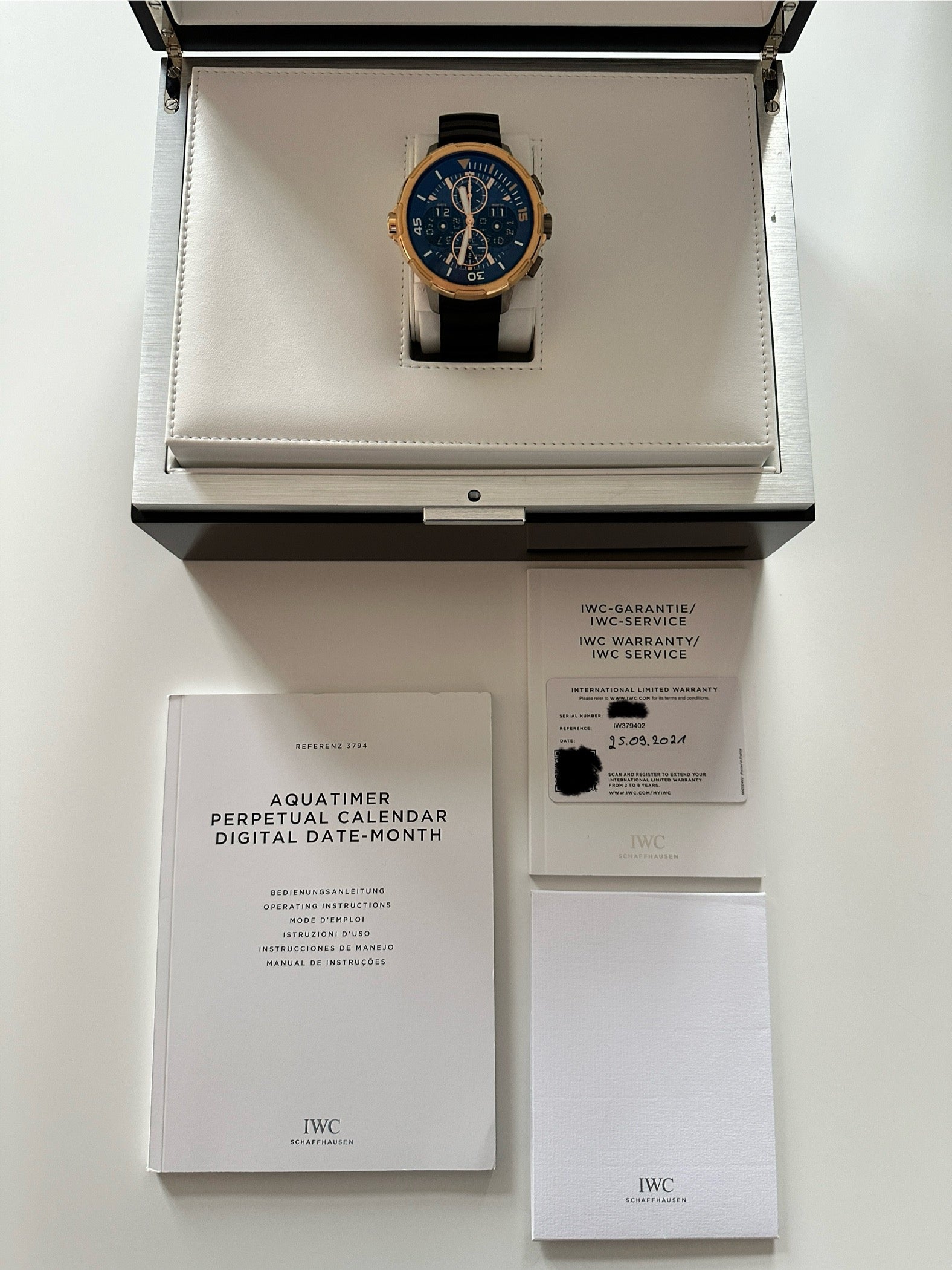 IWC - IWC Aquatimer Perpetual Calendar Digital Date-Month 1 of 50 - Juwelier Spliedt