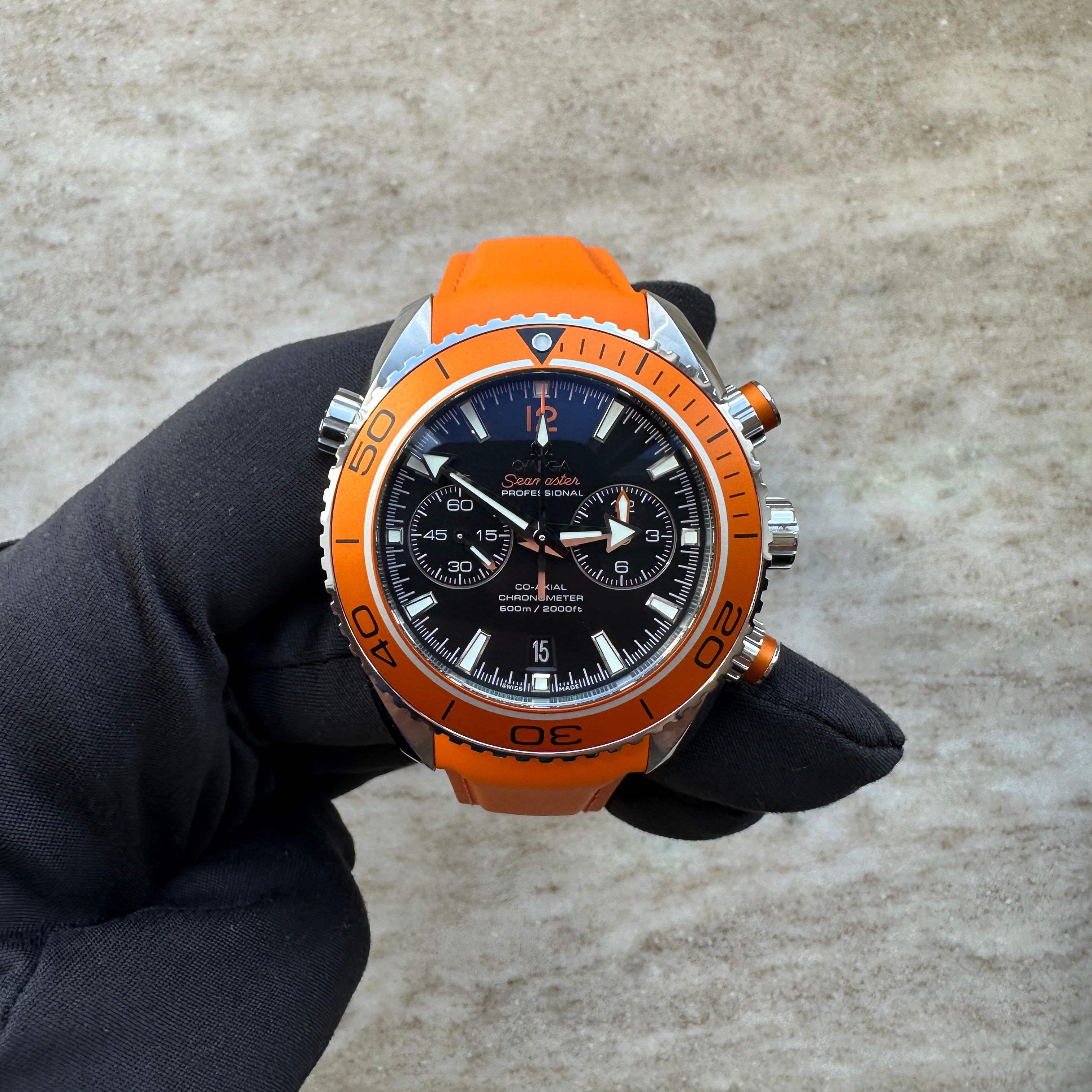 Seamaster Planet Ocean 45,5 mm Orange / pretty good Condition / Full Set / Germany 2013