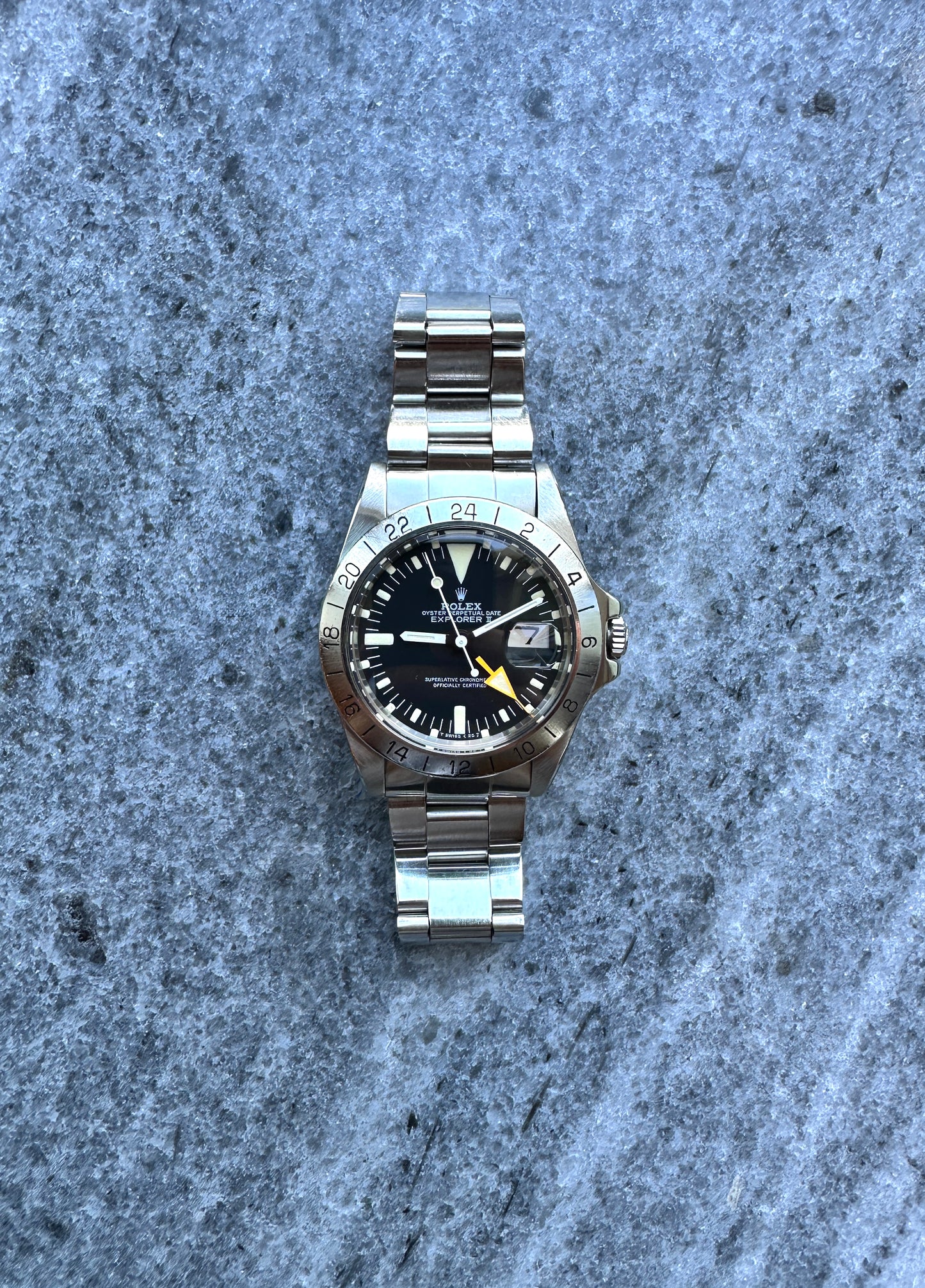 Explorer II Steve McQueen "Freccione" MK 5 / Full Set / Erstkaufrechnung // SERVICE 2024 -LC100 1983-
