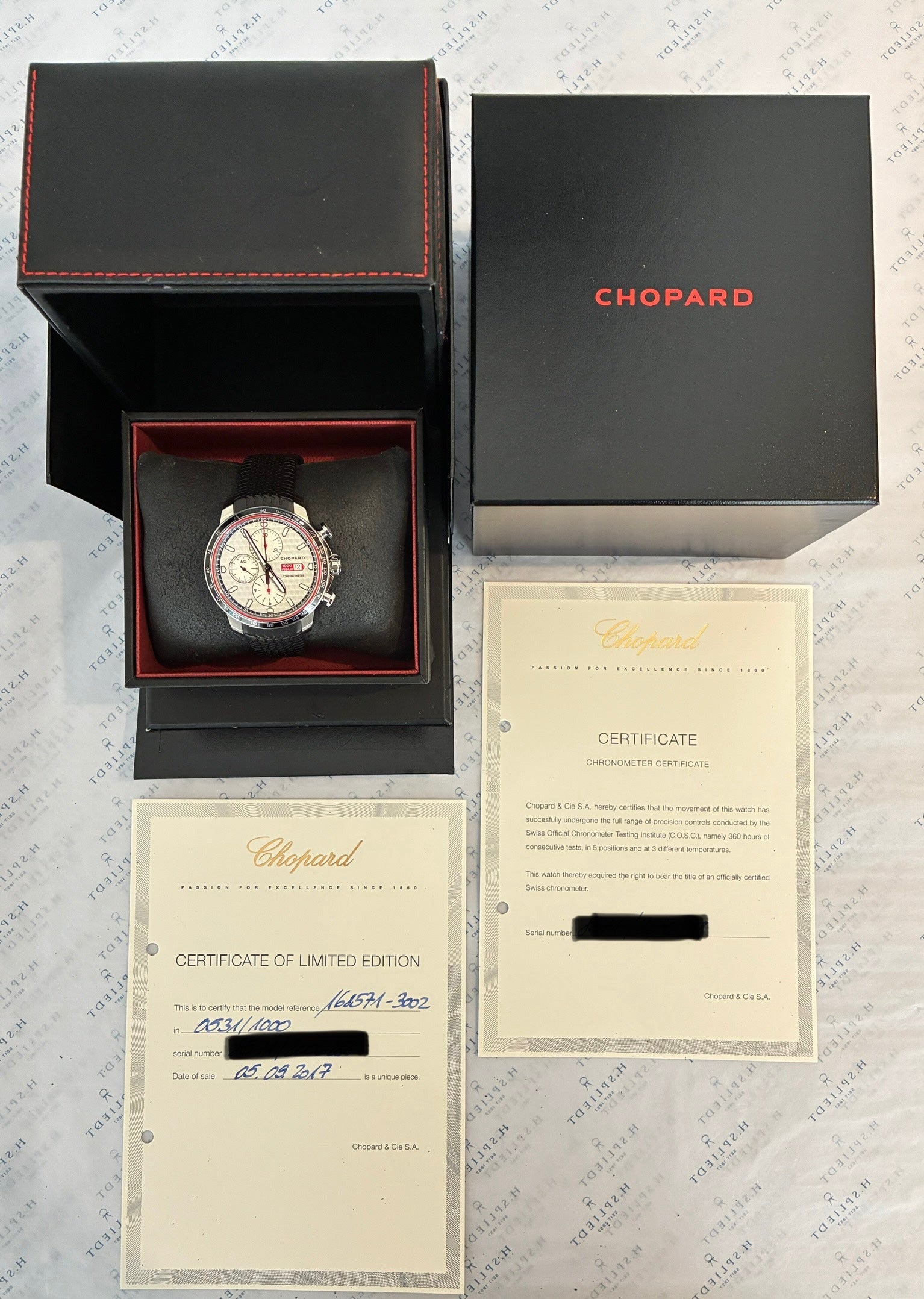 Chopard Mille Miglia 2017 Race Limited Edition mit Papieren und Box im Detail