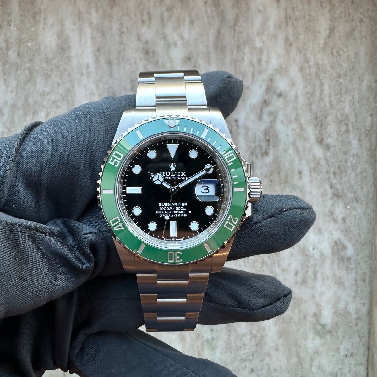 Submariner Date „Starbucks“ / very good condt. / Full links / Full-Set / 2023