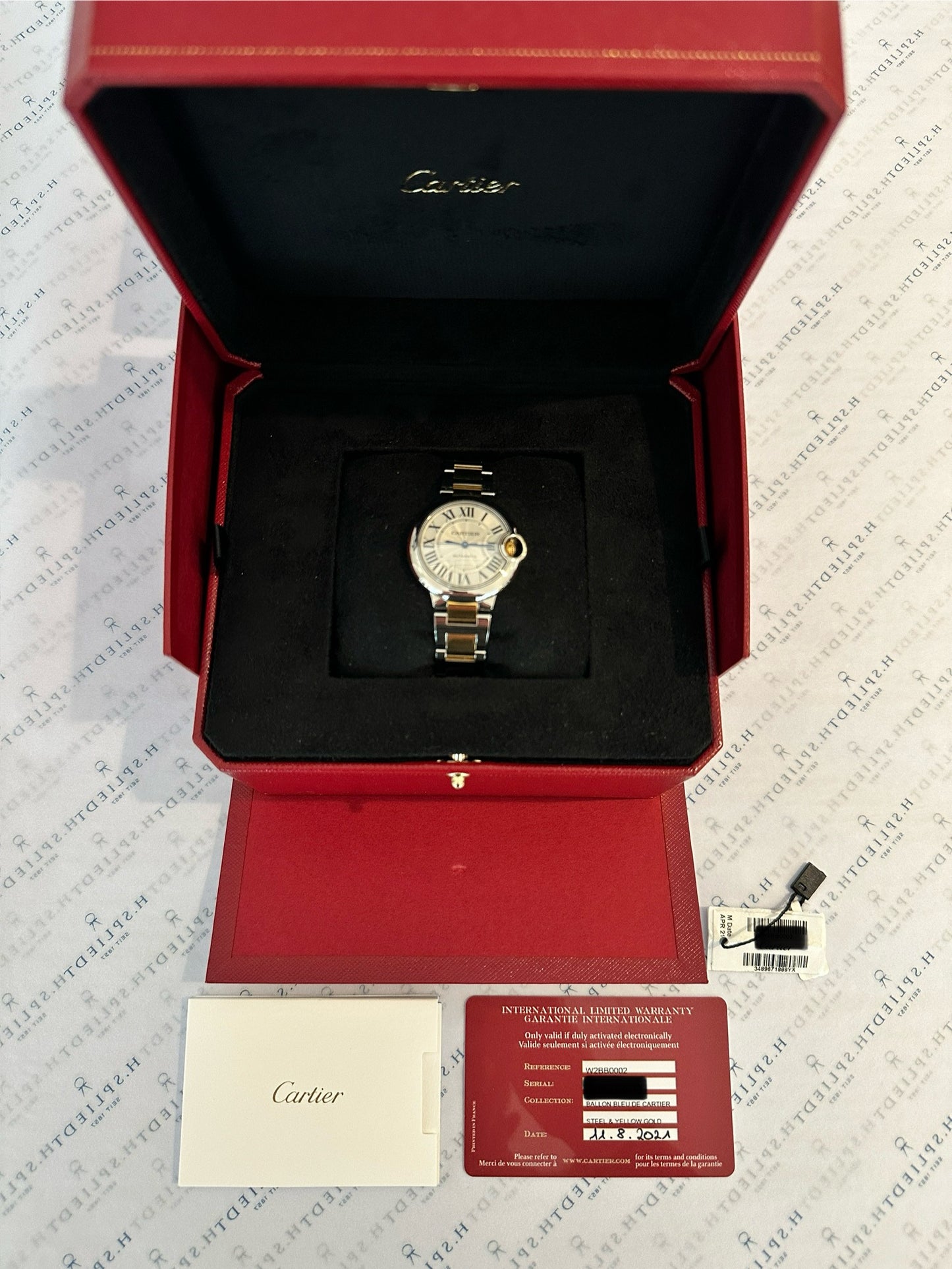 Cartier Ballon Bleu 33 mm Steel & Gold (New)