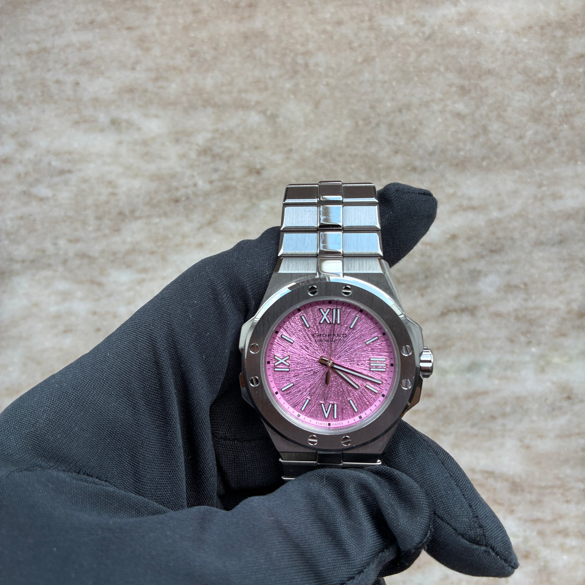 Alpine Eagle small Pink Dial 36 mm / Full Set / 2024